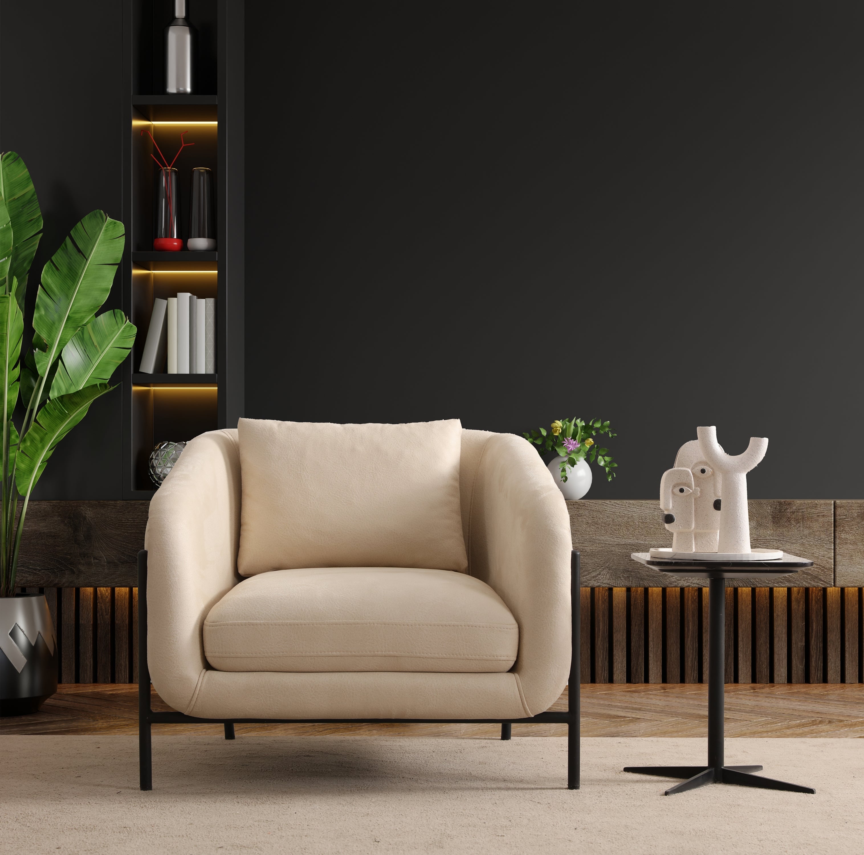 Eos Quilted Armchair (SG) by Netline Interiors
