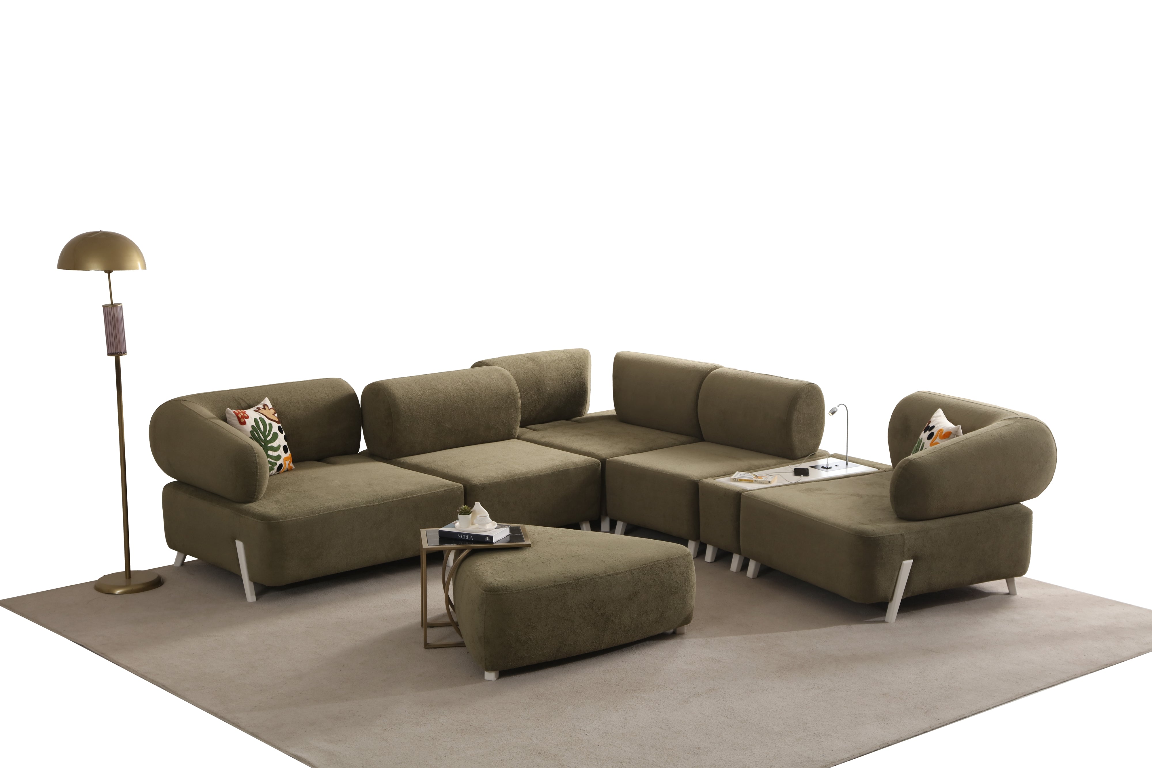 Ilyora Modular Corner Sofa (SG) by Netline Interiors