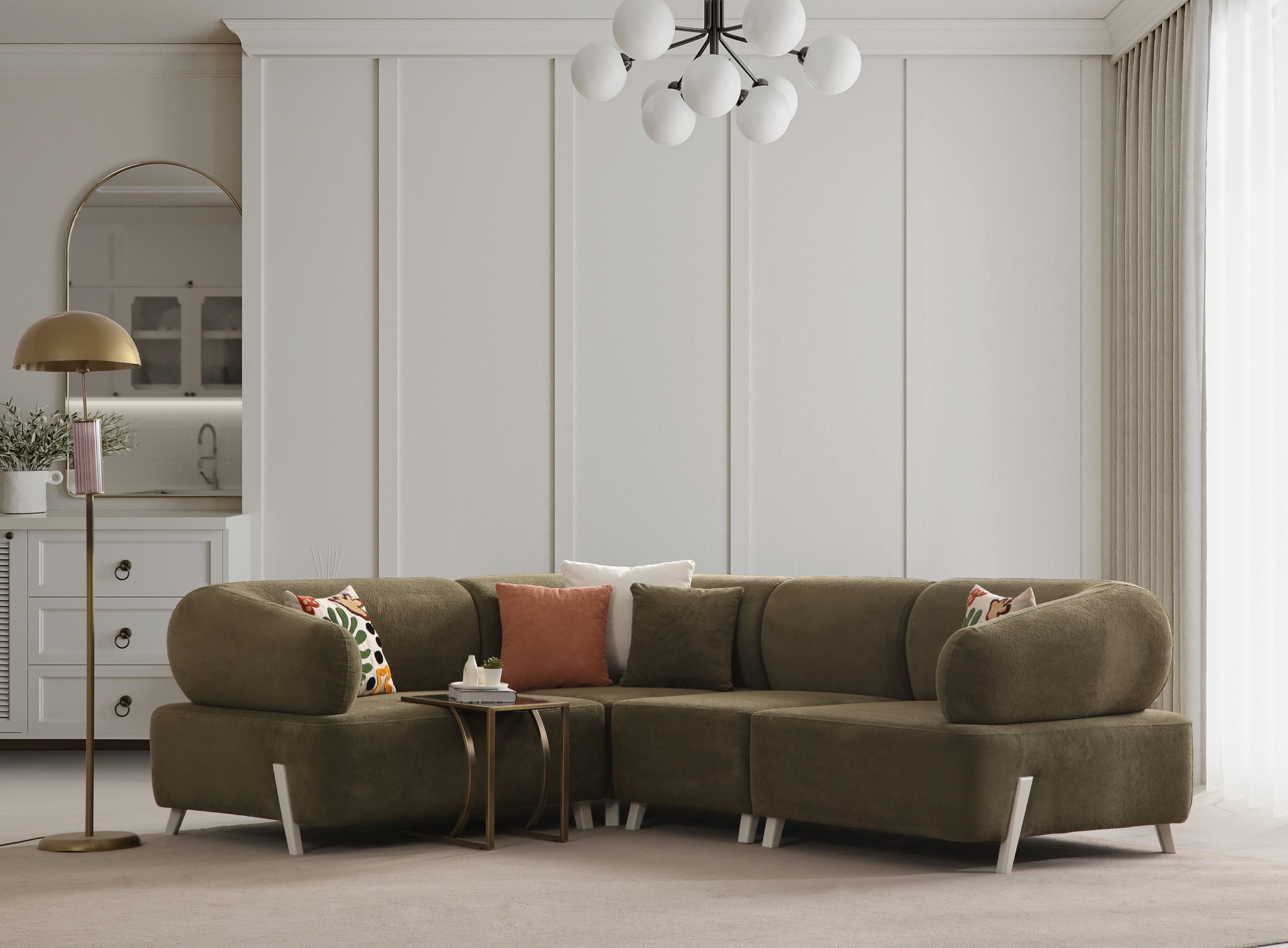 Ilyora Modular Corner Sofa (SG) by Netline Interiors