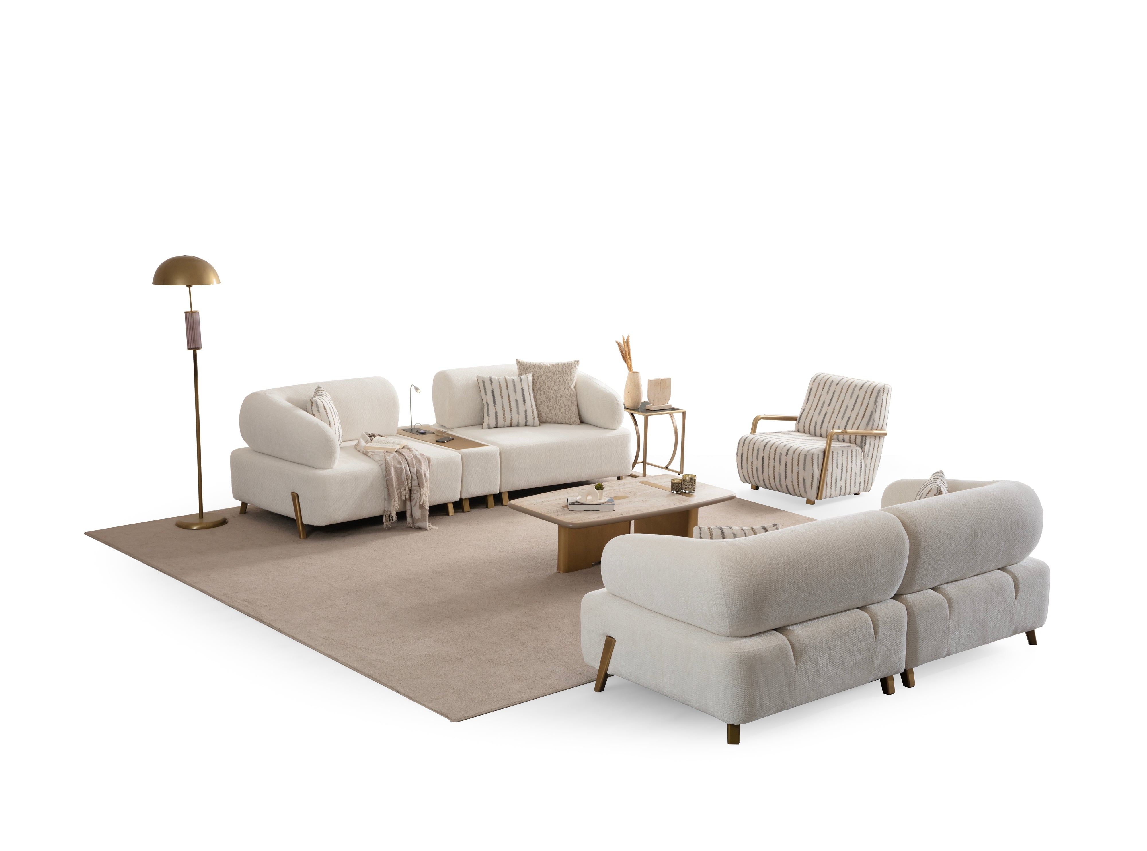 Ilyora Sofa Set (SG) by Netline Interiors