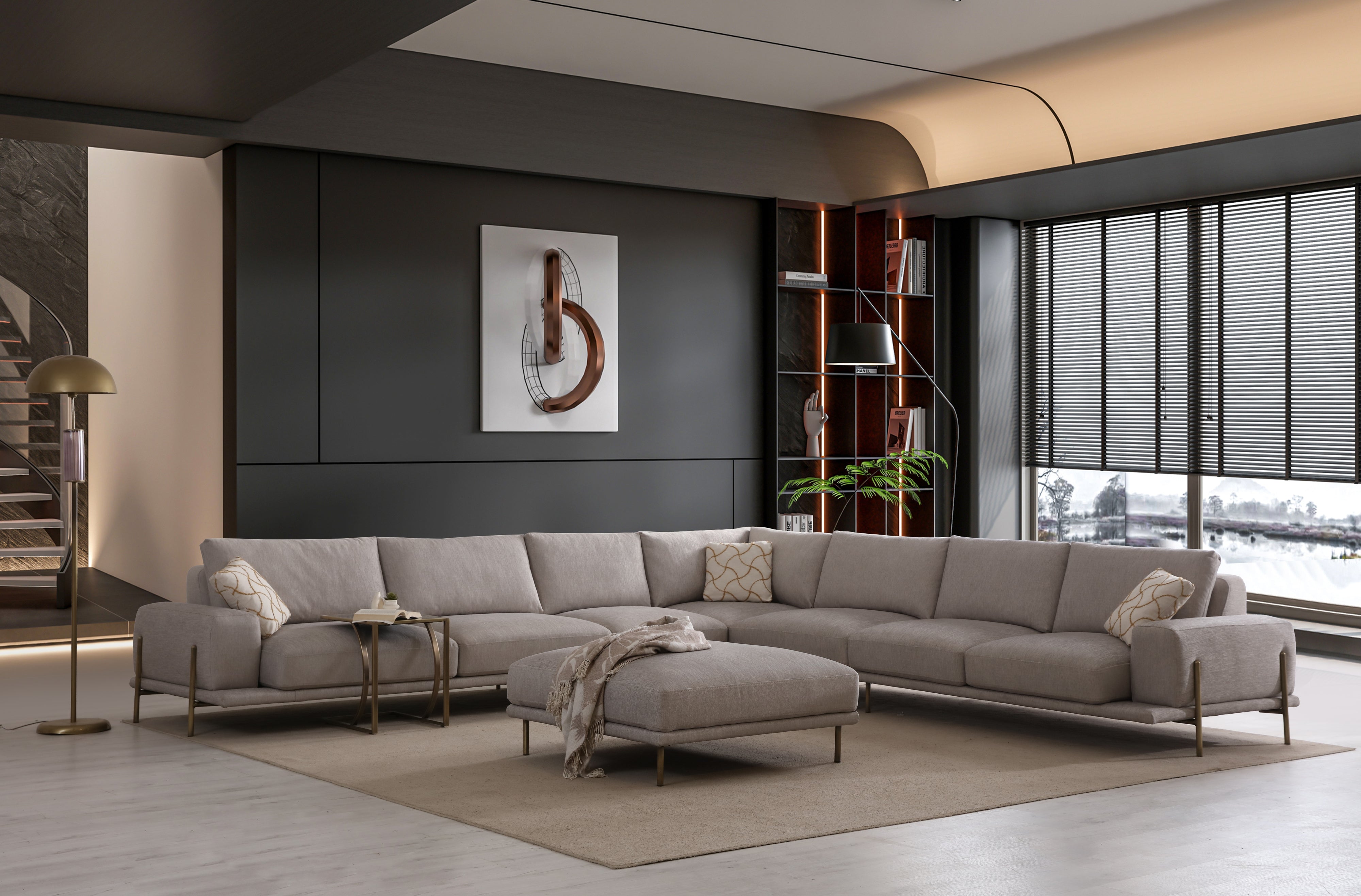 Eos Modular Corner Sofa (SG) by Netline Interiors