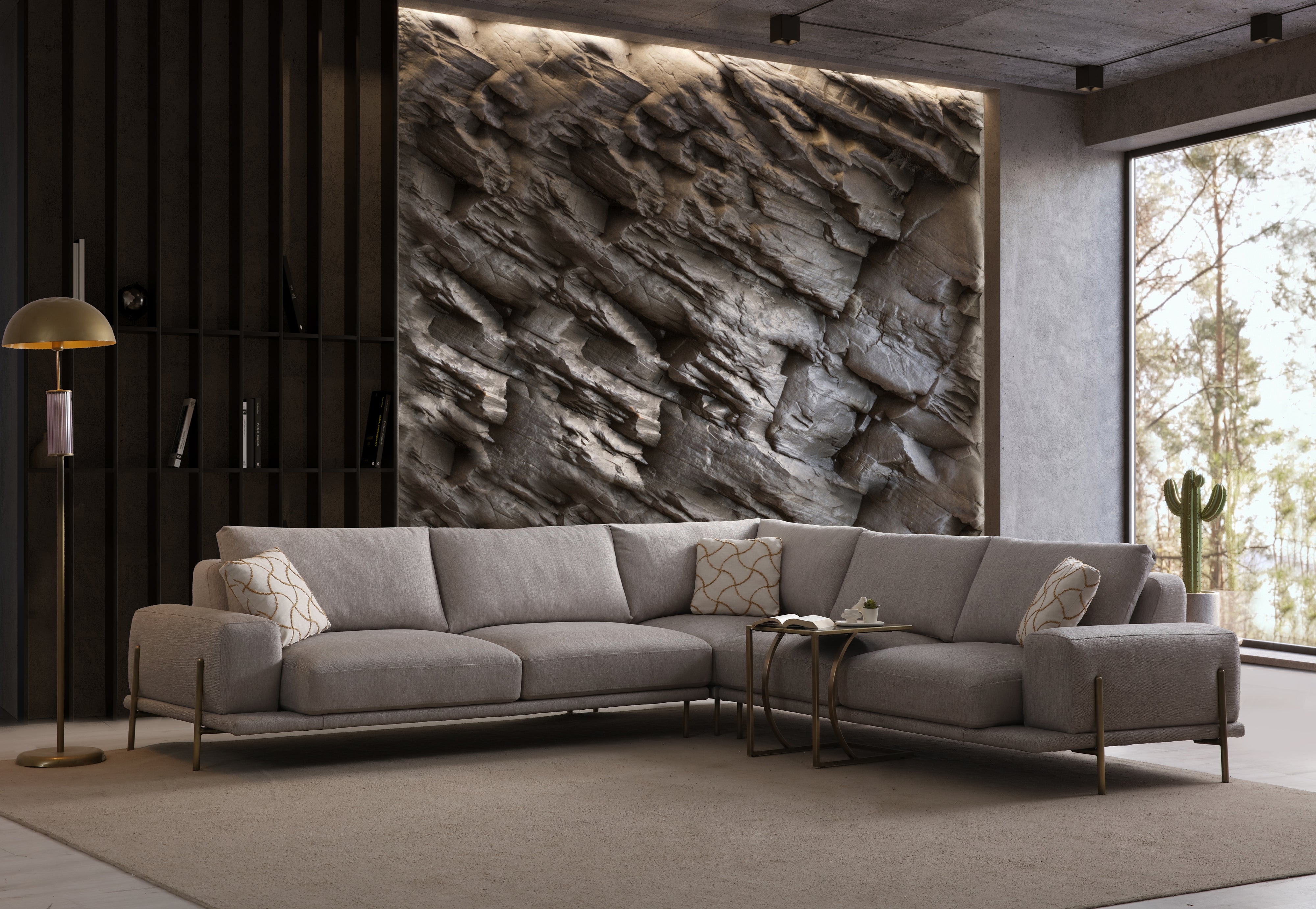 Eos Modular Corner Sofa (SG) by Netline Interiors
