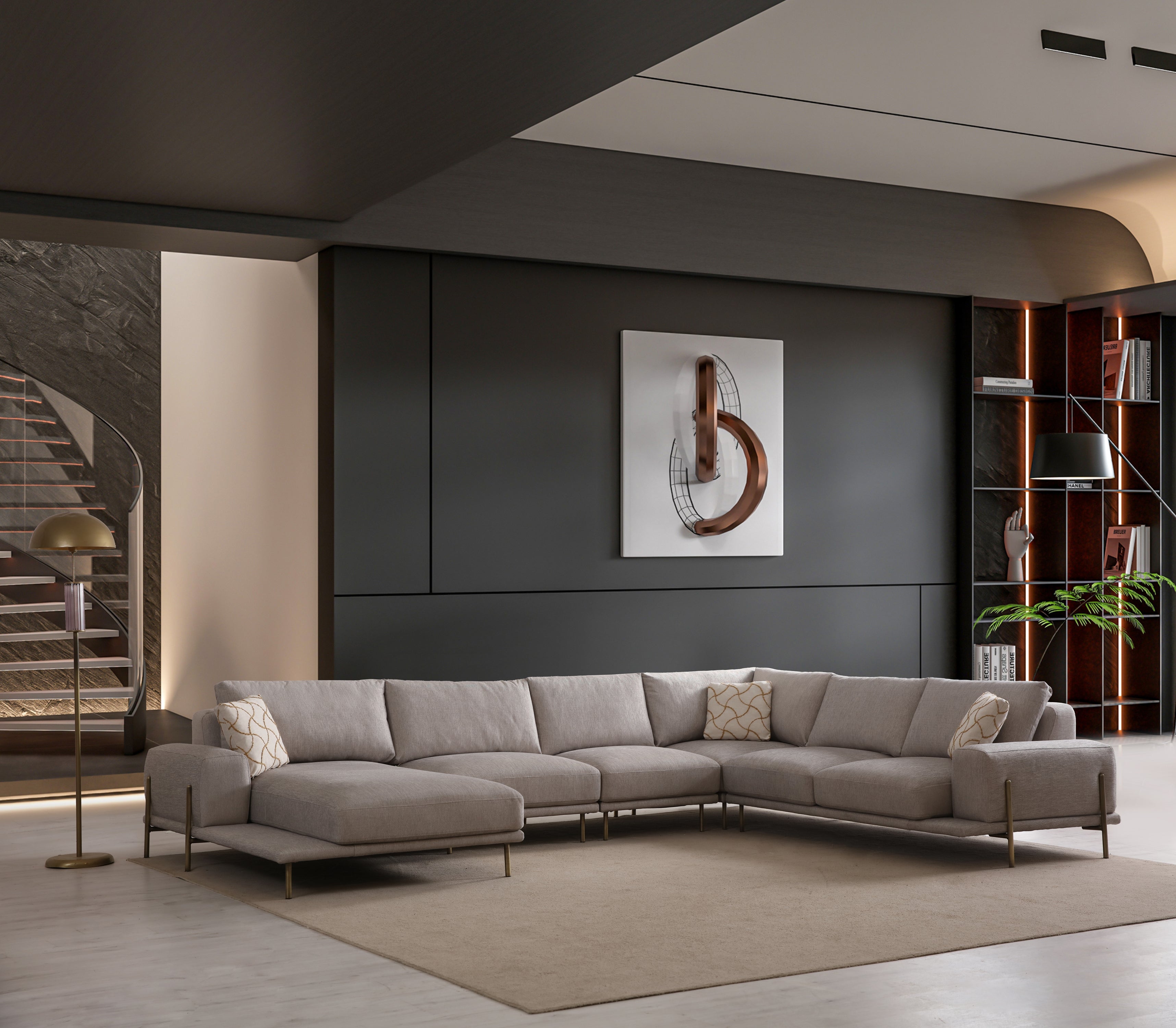 Eos Modular Corner Sofa (SG) by Netline Interiors
