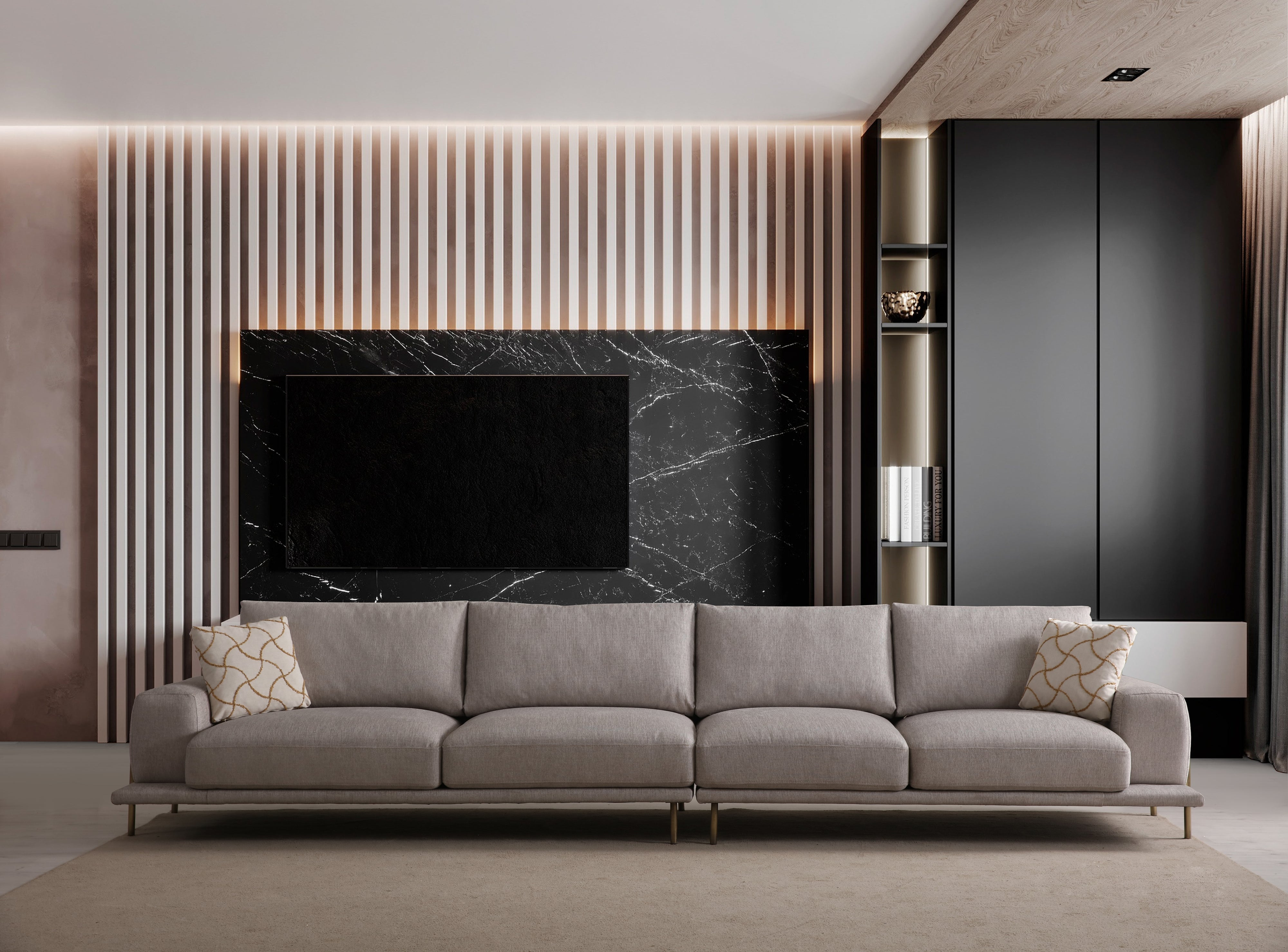 Eos Modular Corner Sofa (SG) by Netline Interiors