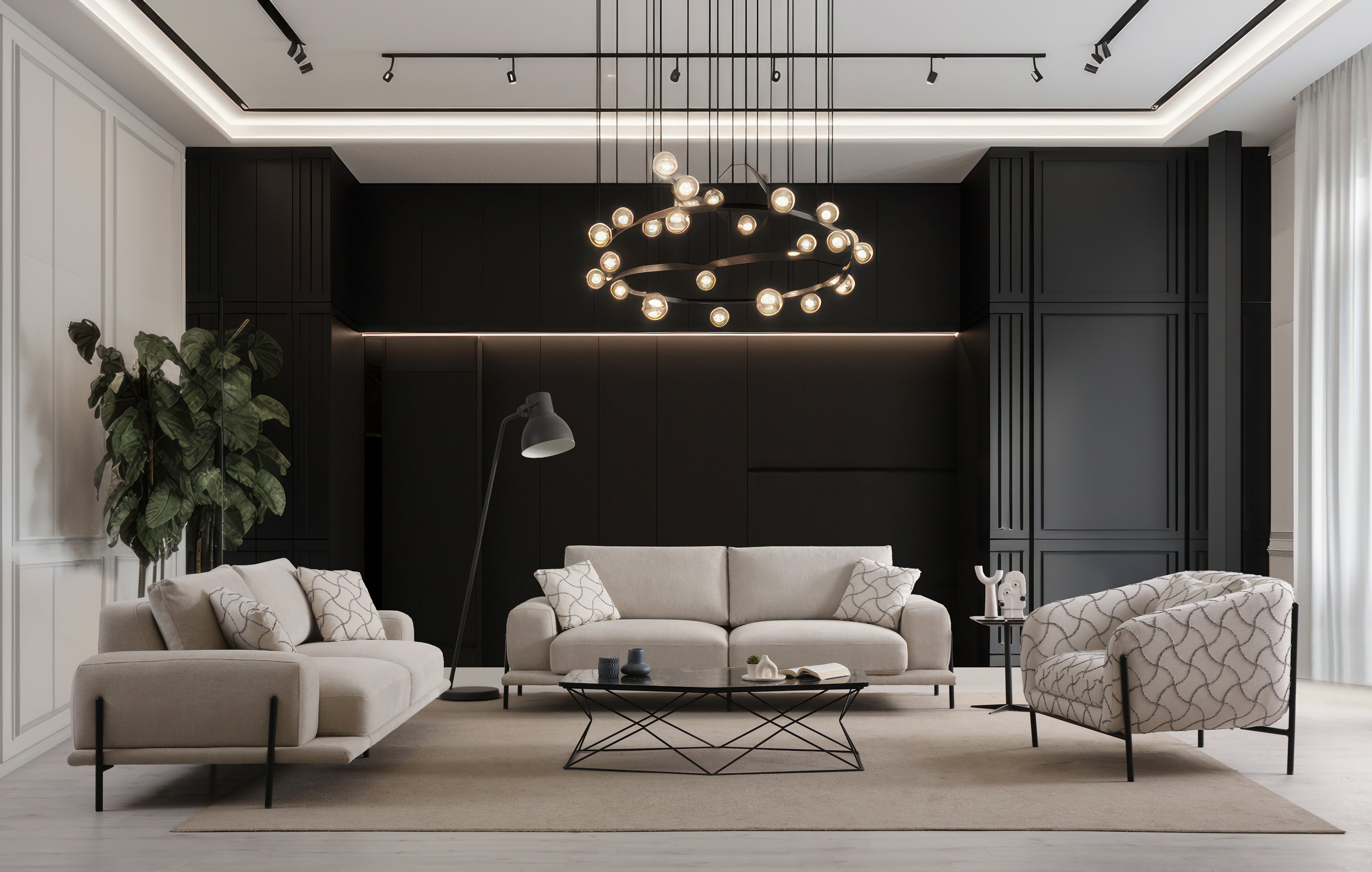 Eos Sofa Set (SG) by Netline Interiors