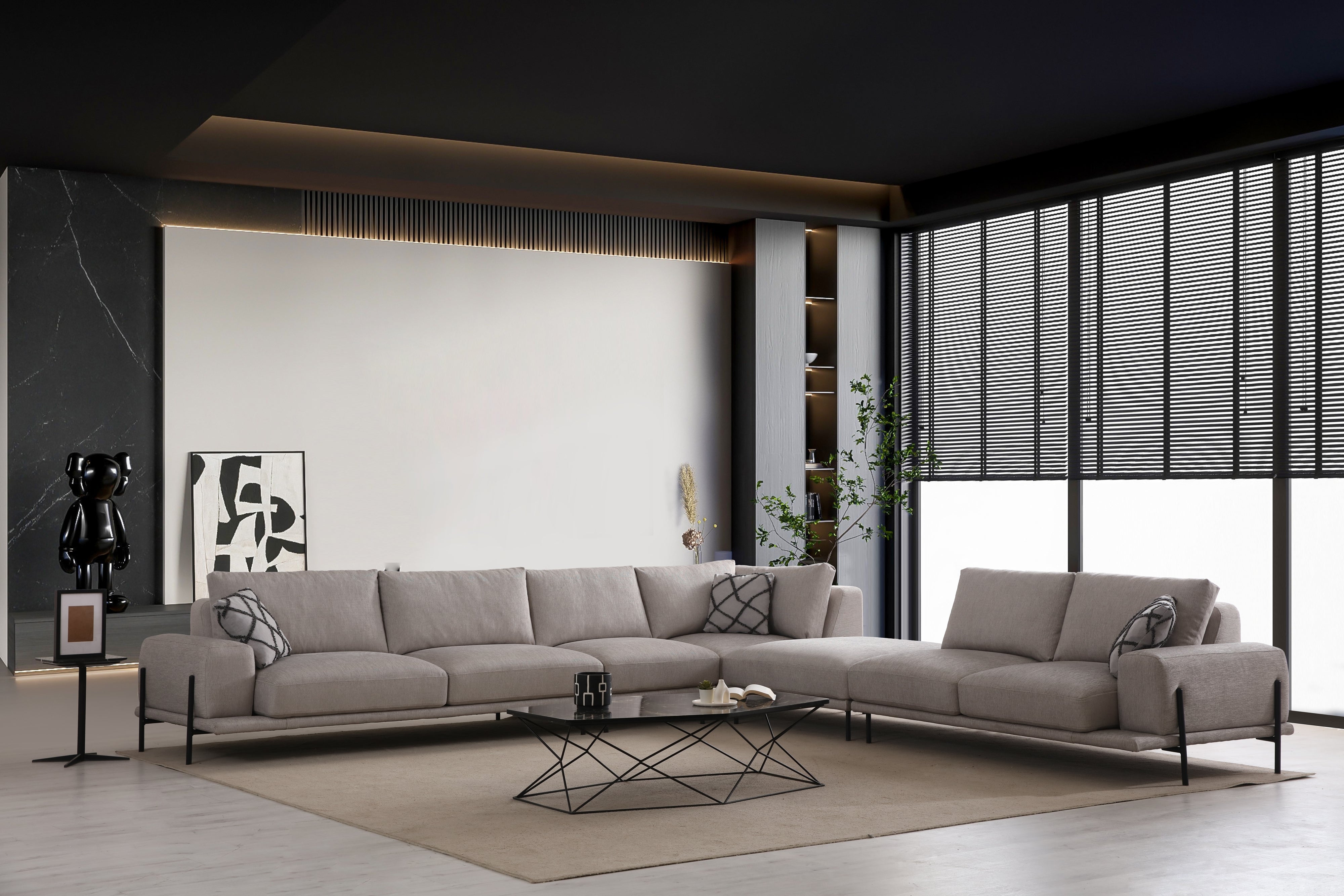 Eos Modular Corner Sofa (SG) by Netline Interiors