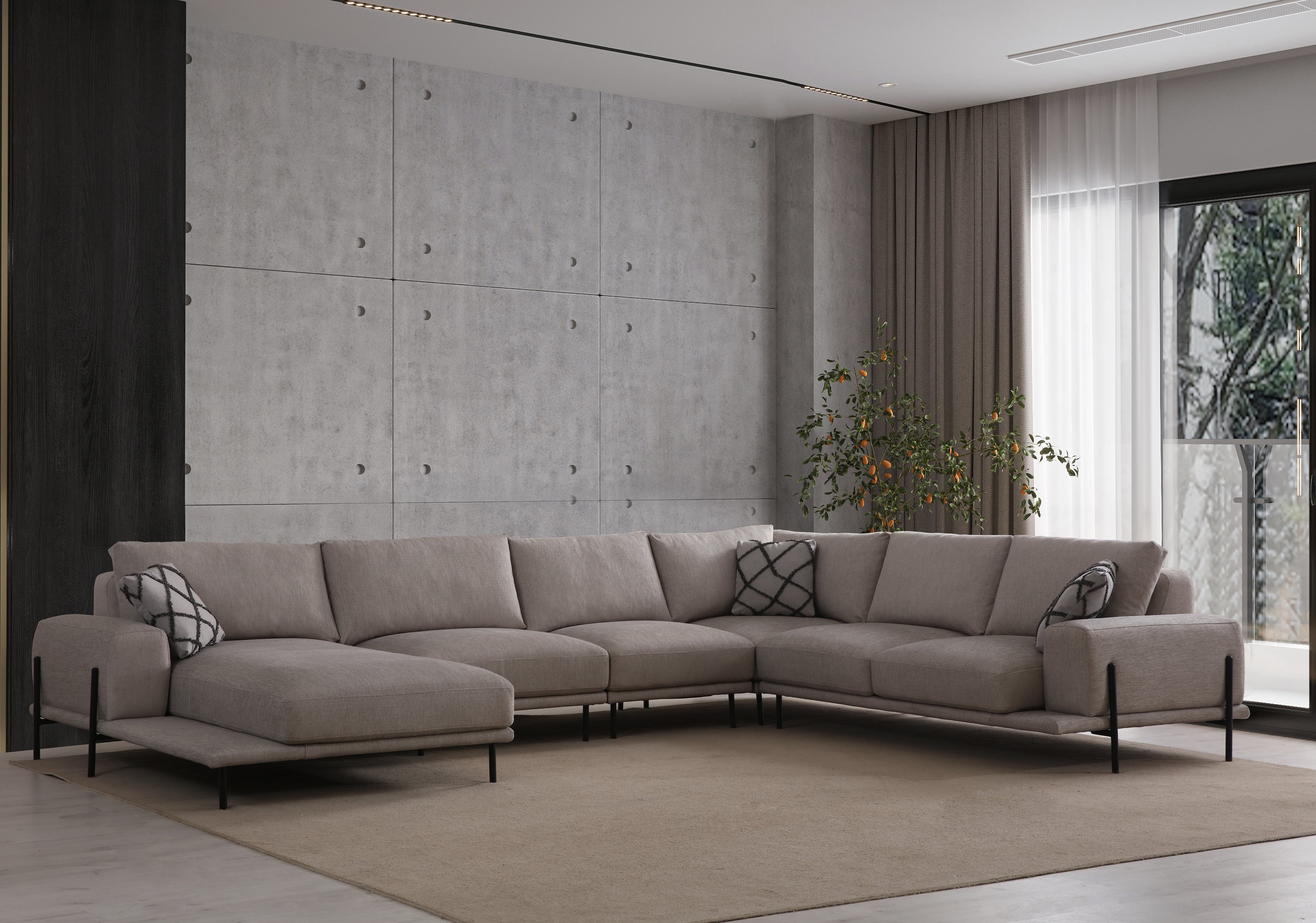 Eos Modular Corner Sofa (SG) by Netline Interiors