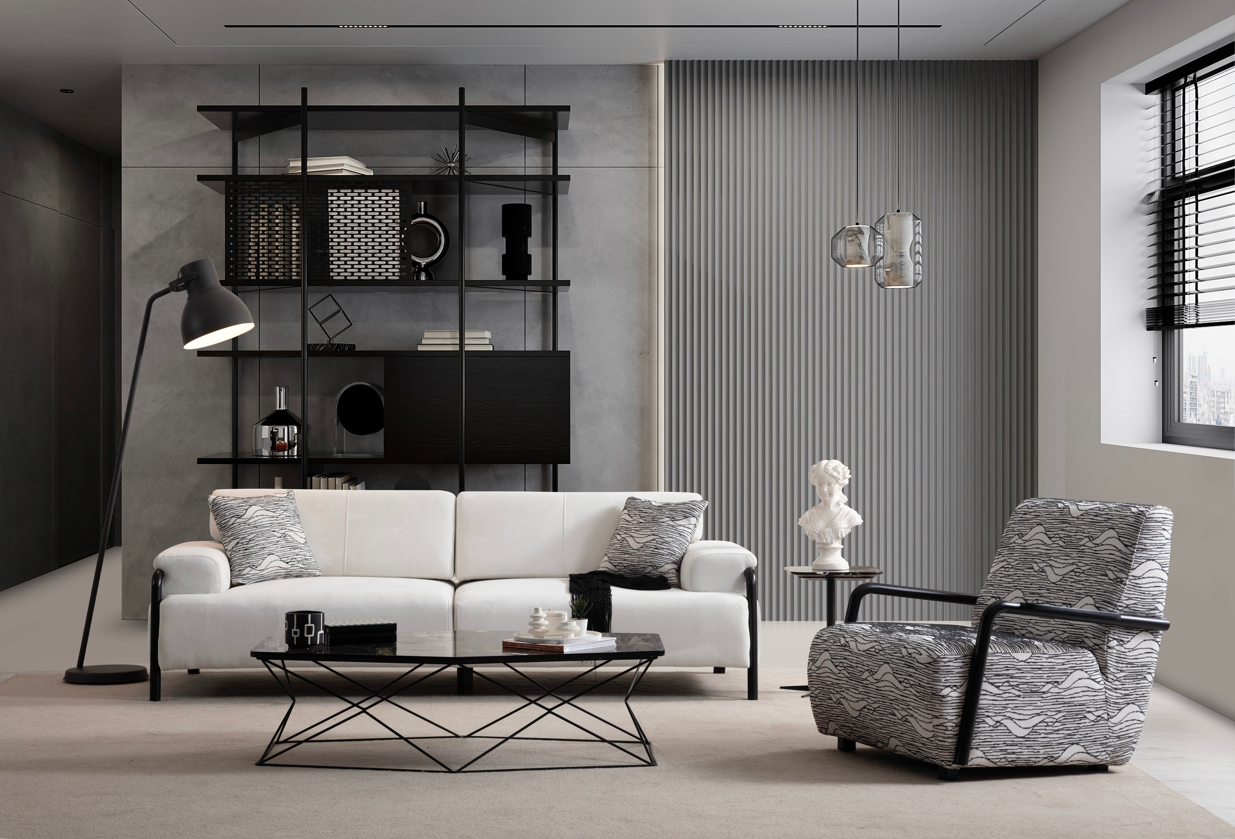 Kairos Sofa Set (SG) by Netline Interiors