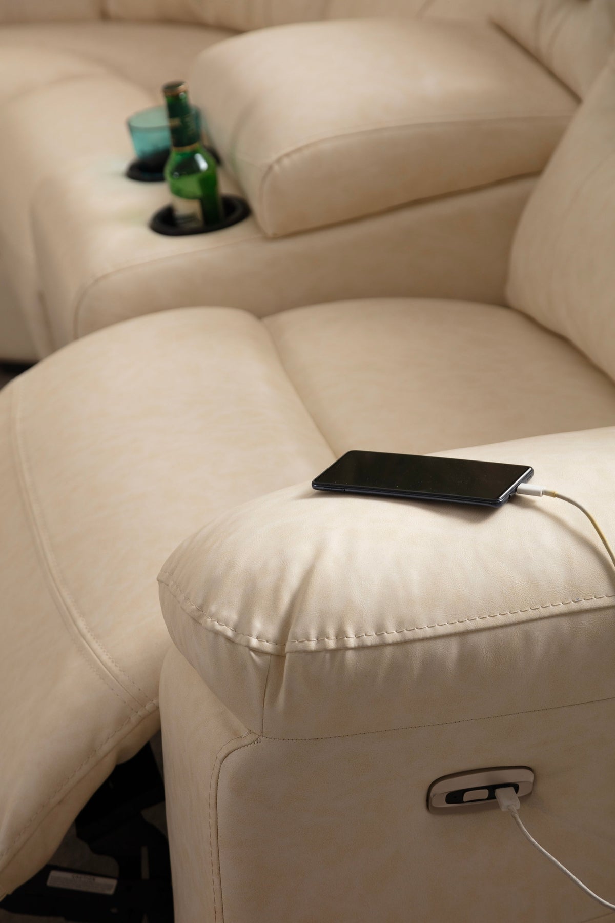 Ravella Modular Reclining Corner Sofa (SG) by Netline Interiors