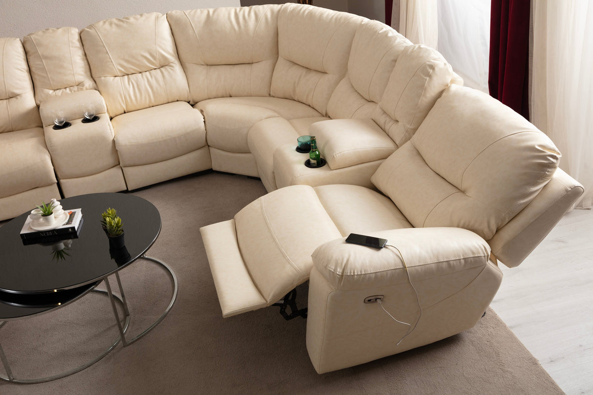 Ravella Modular Reclining Corner Sofa (SG) by Netline Interiors