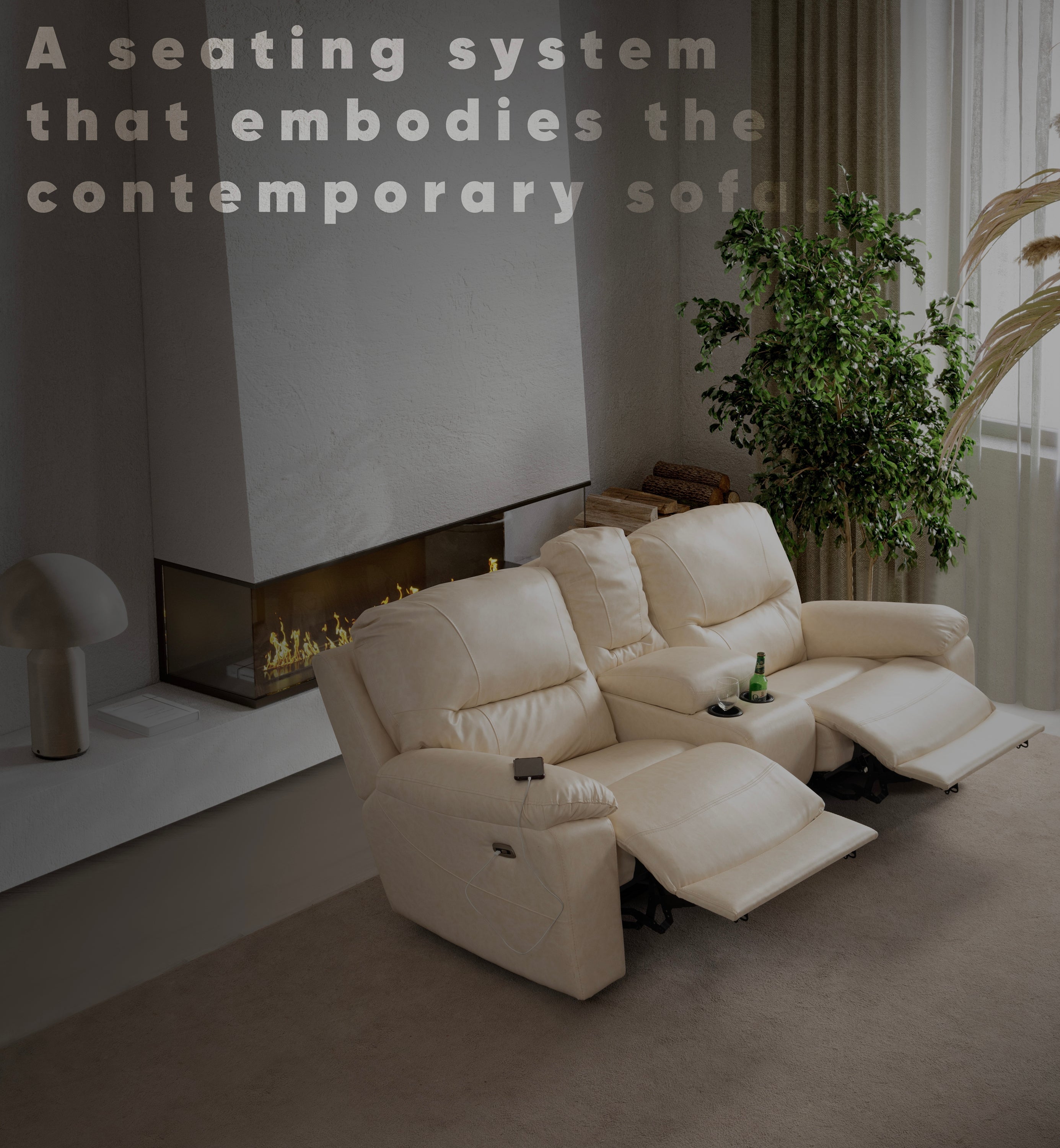 Ravella Modular Reclining Corner Sofa (SG) by Netline Interiors