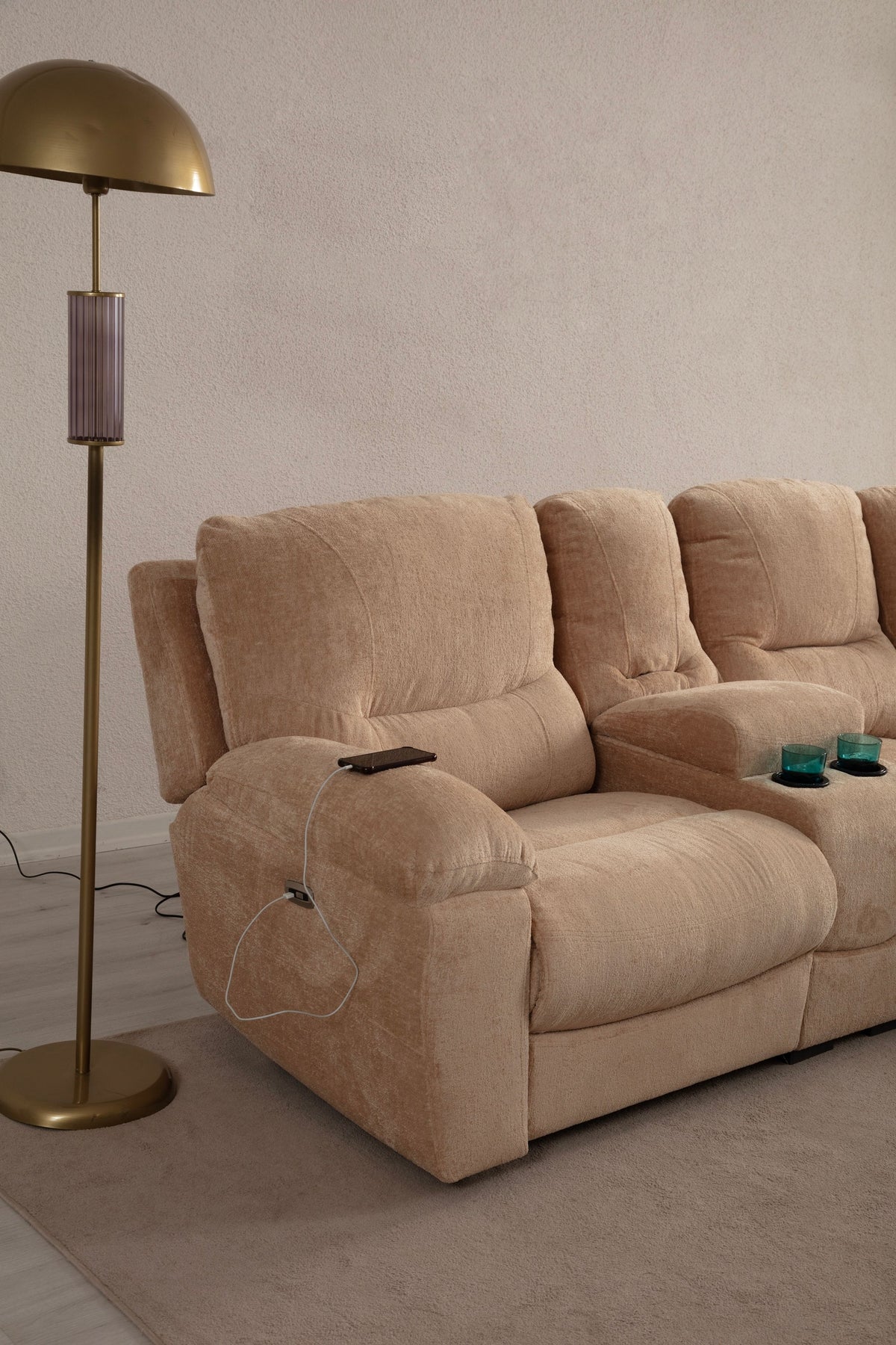 Ravella Modular Reclining Corner Sofa (SG) by Netline Interiors