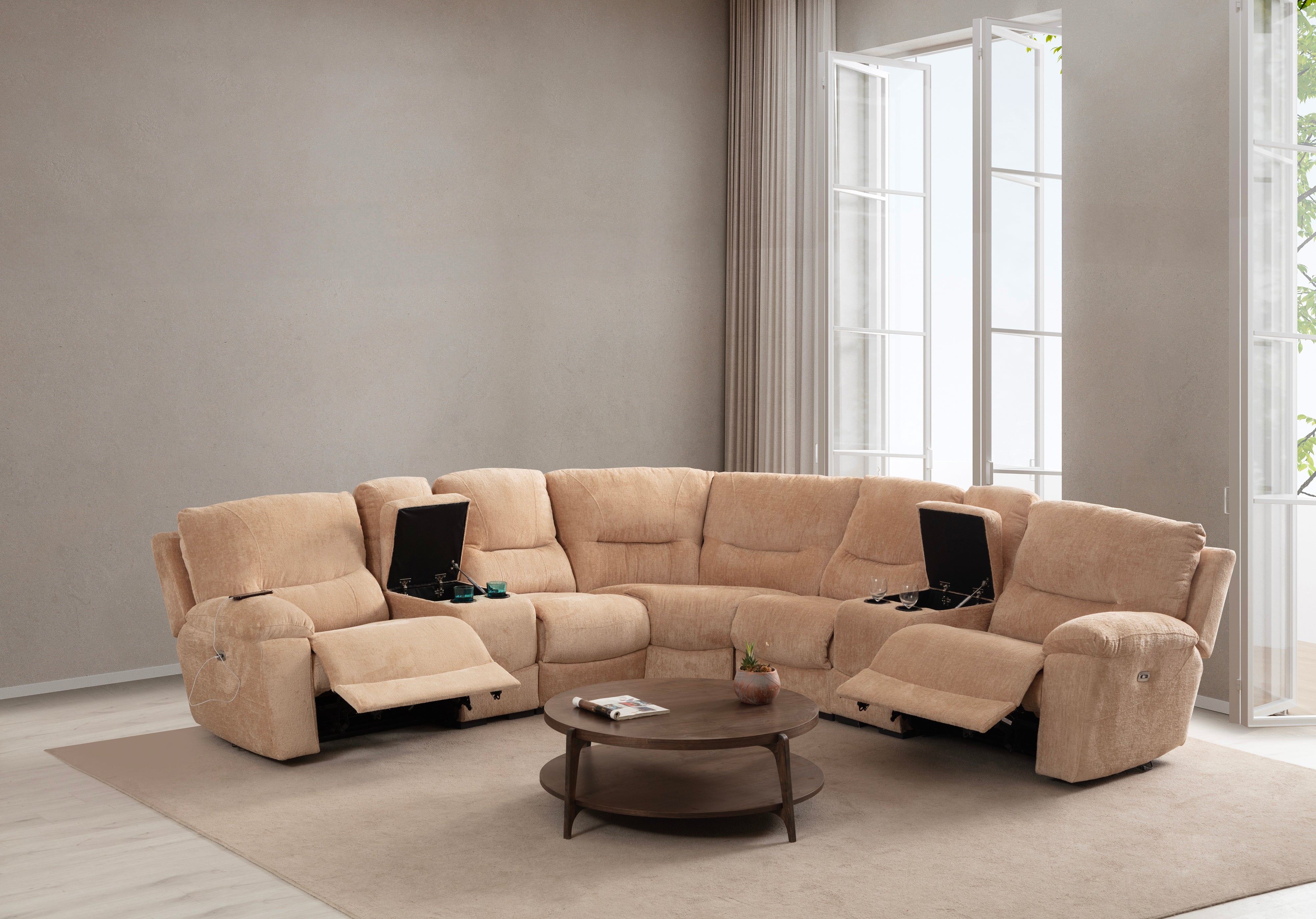 Ravella Modular Reclining Corner Sofa (SG) by Netline Interiors