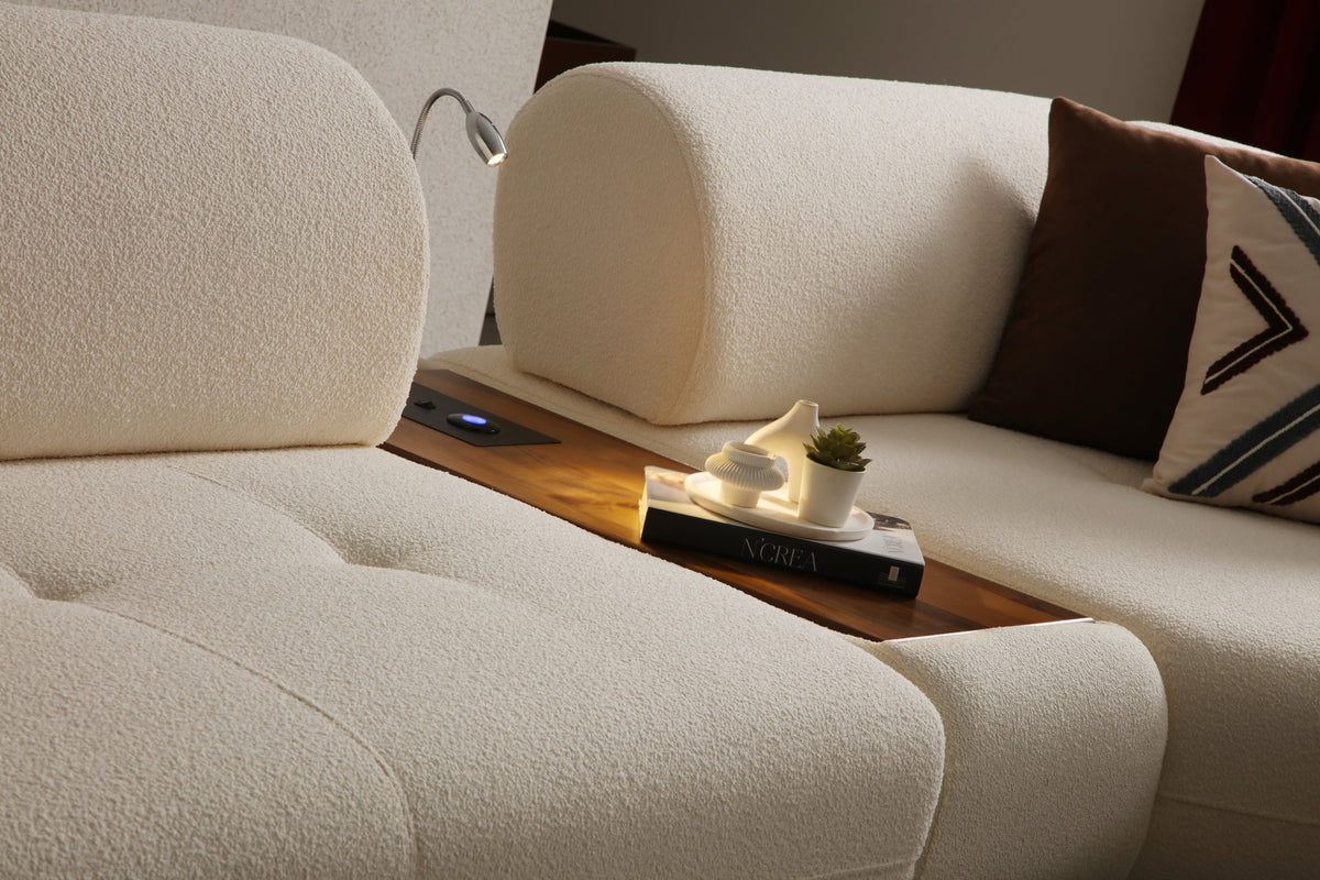 Manetti Premium Modular Corner Sofa Set (SG) by Netline Interiors