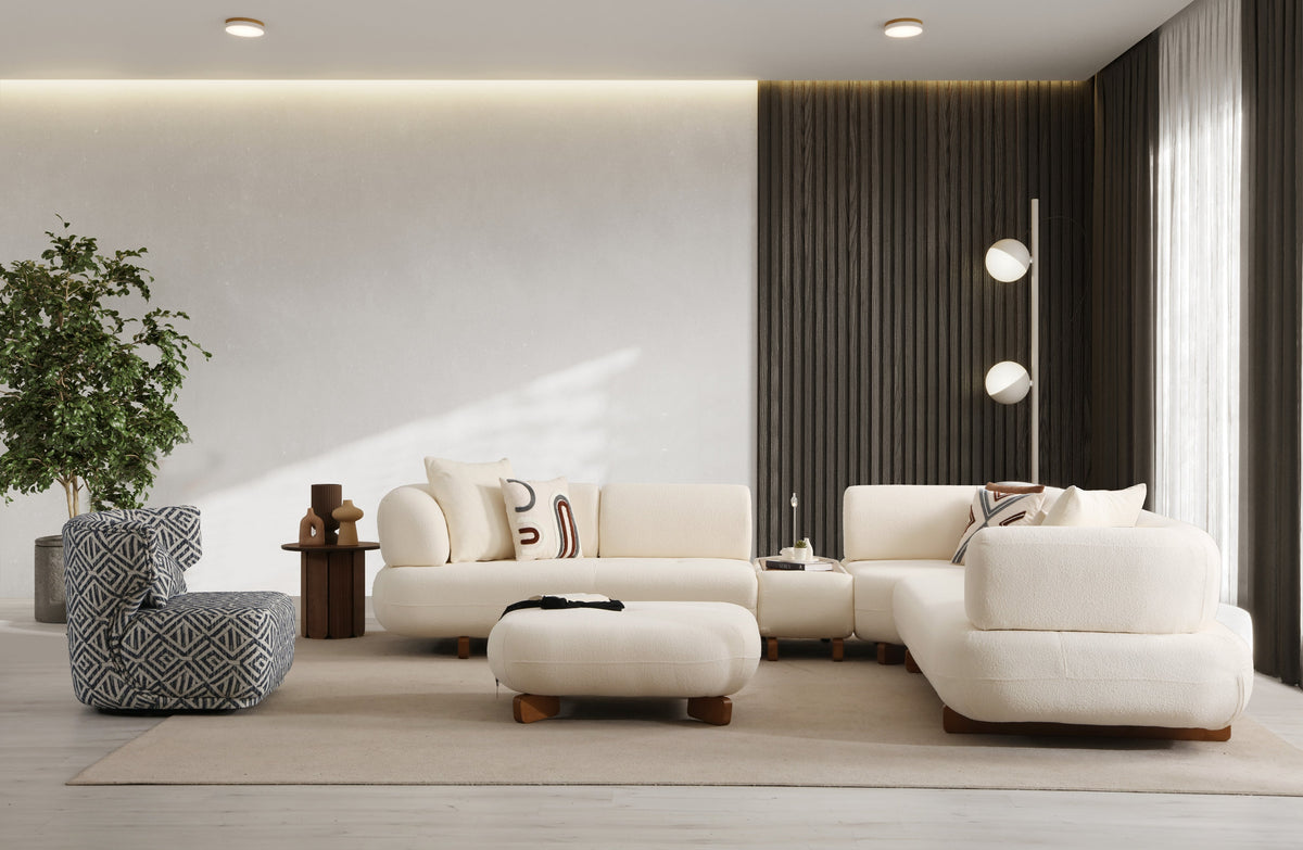 Manetti Premium Modular Corner Sofa Set (SG) by Netline Interiors