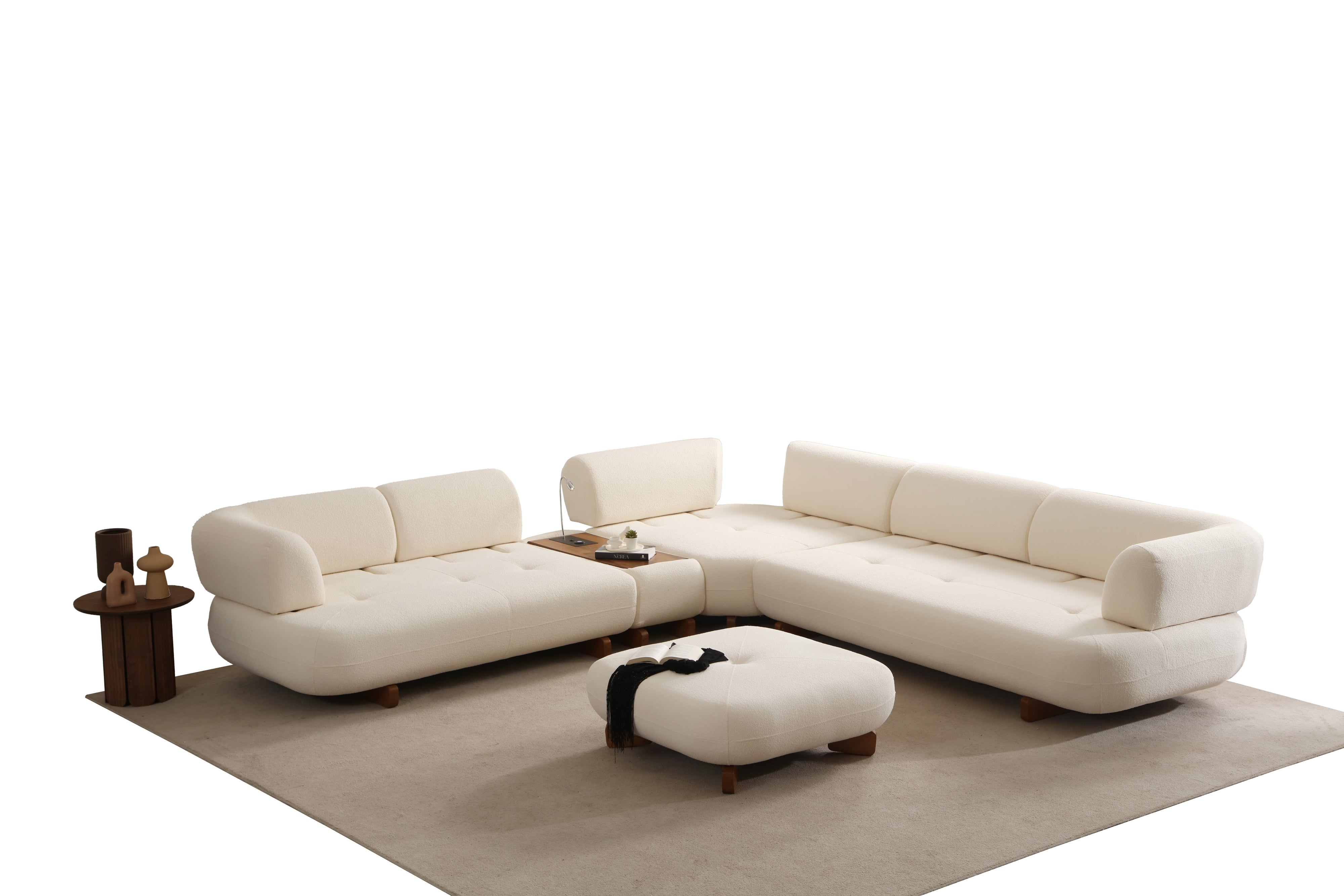 Manetti Premium Modular Corner Sofa Set (SG) by Netline Interiors