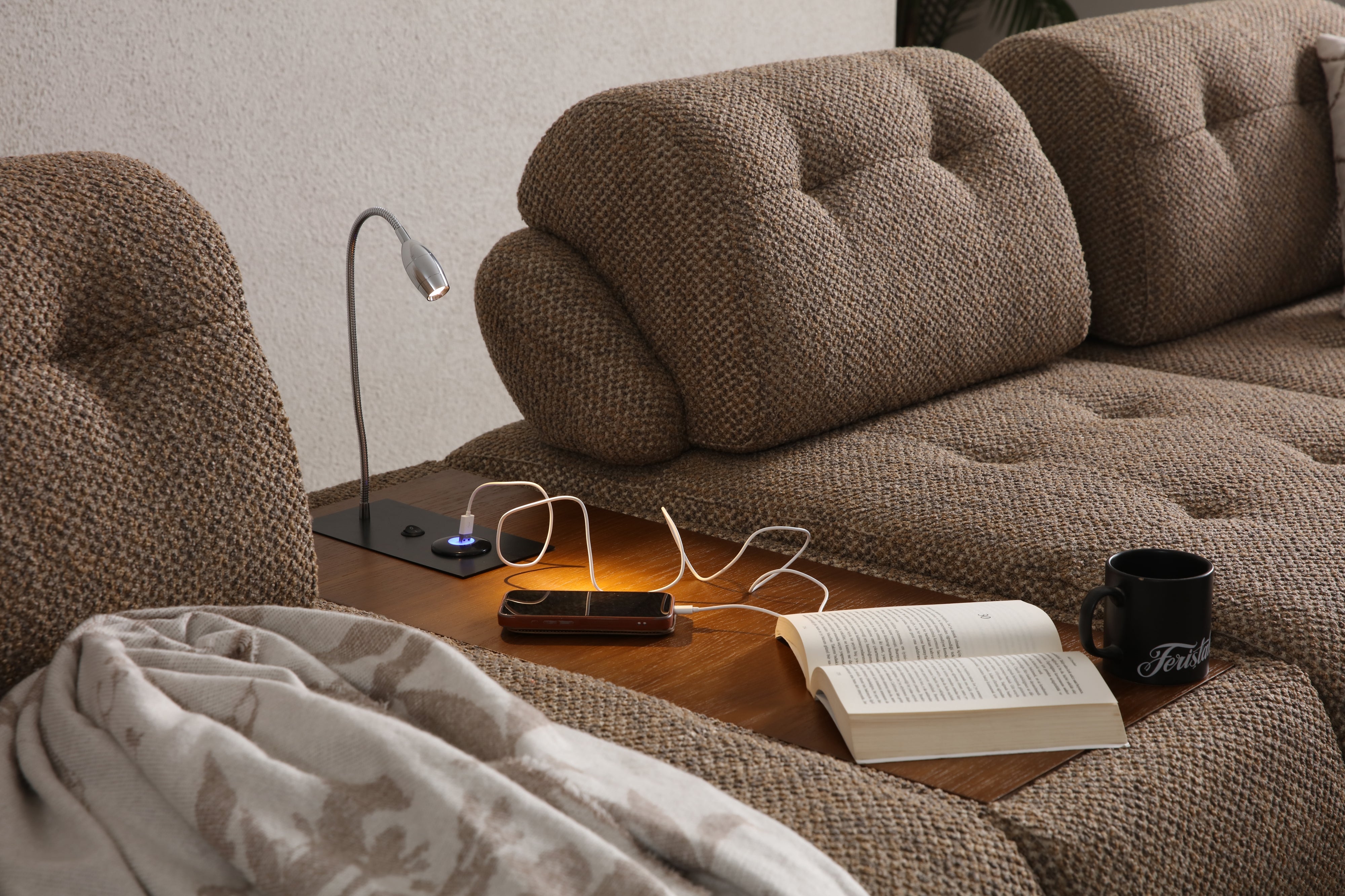 Lois Relax Modular Corner Sofa (SG) by Netline Interiors