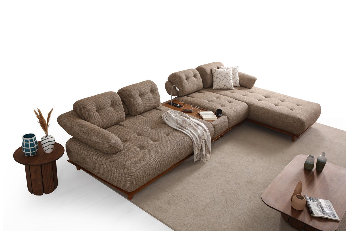Lois Relax Modular Corner Sofa (SG) by Netline Interiors