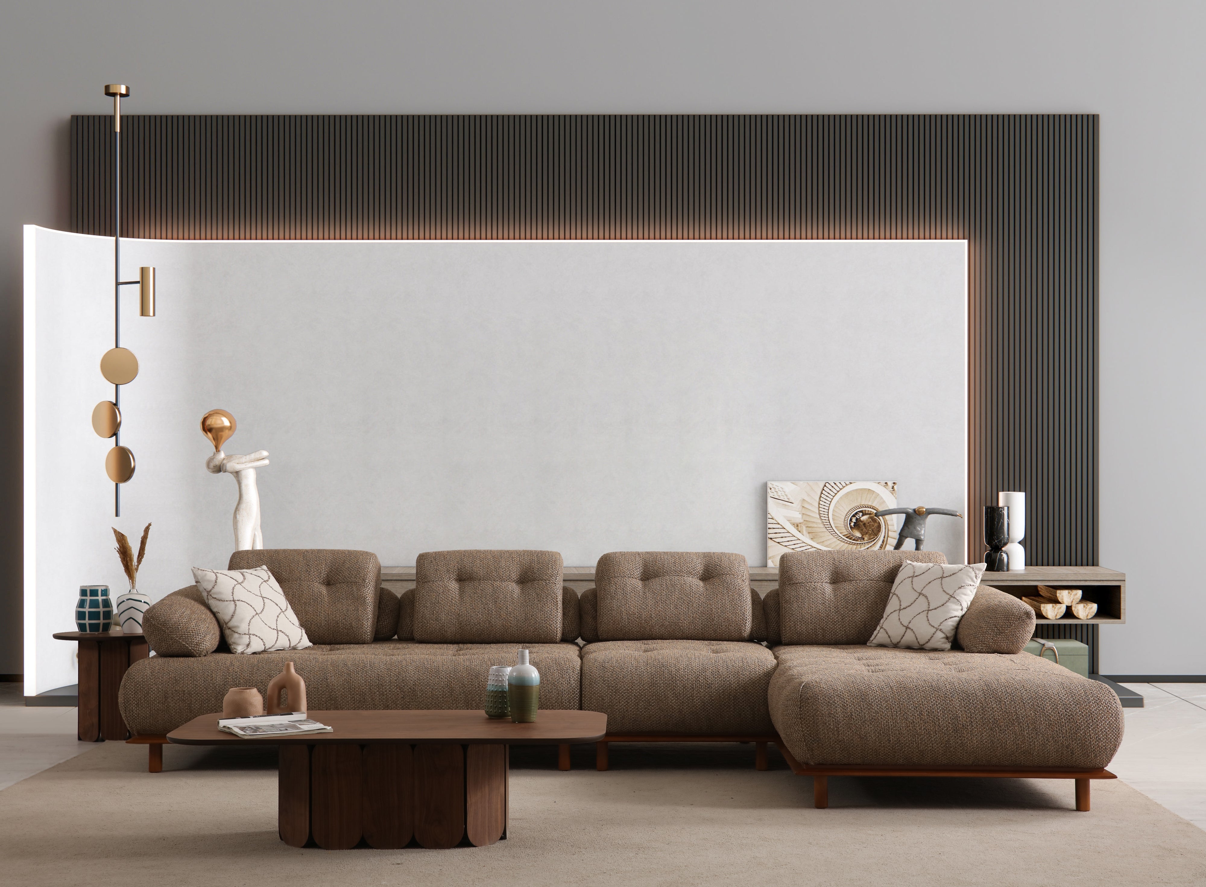 Lois Relax Modular Corner Sofa (SG) by Netline Interiors