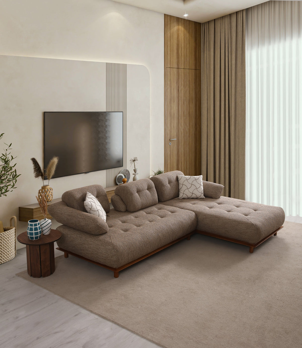 Lois Relax Modular Corner Sofa (SG) by Netline Interiors