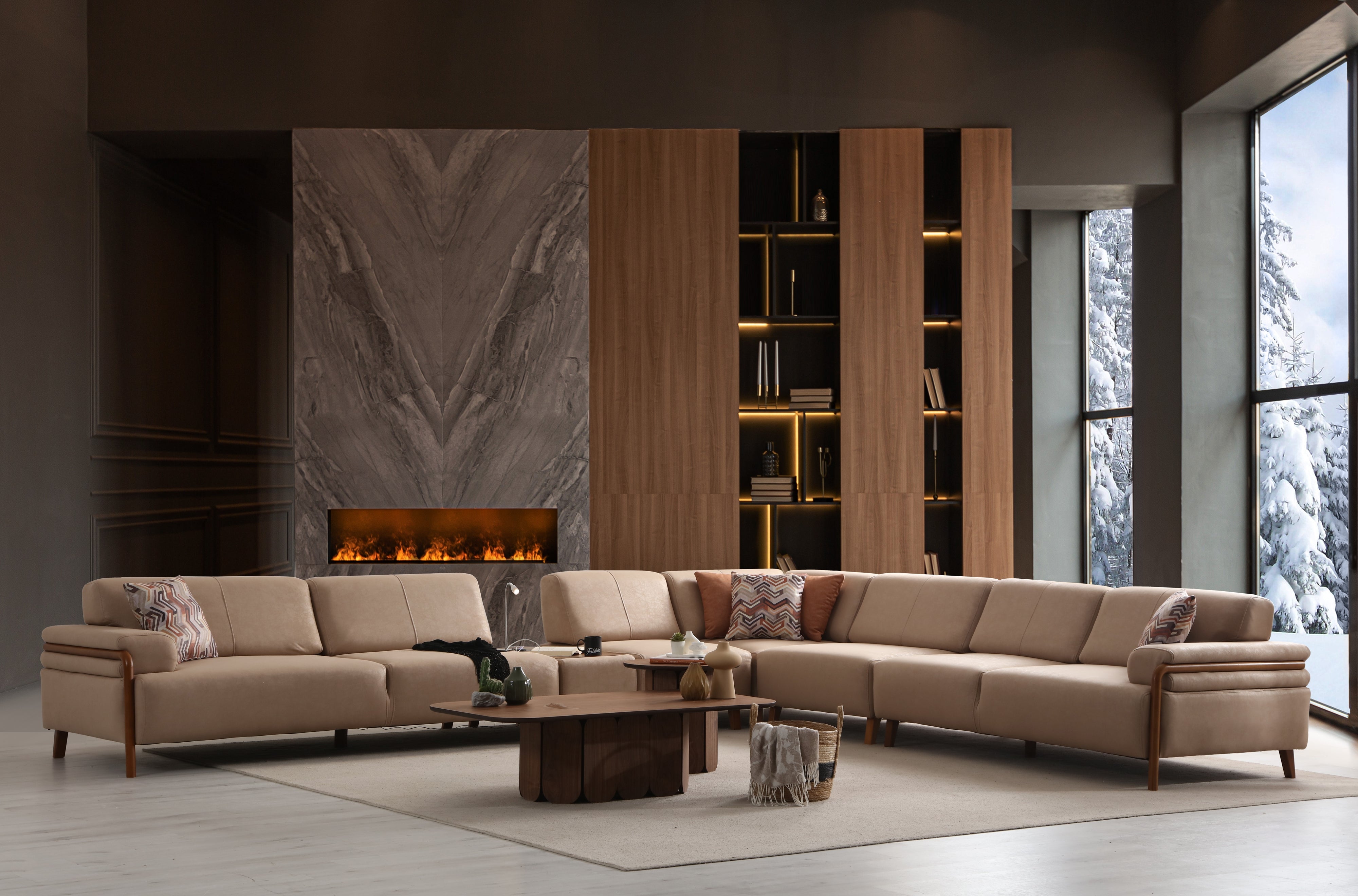 Kairos Modular Corner Sofa (SG) by Netline Interiors