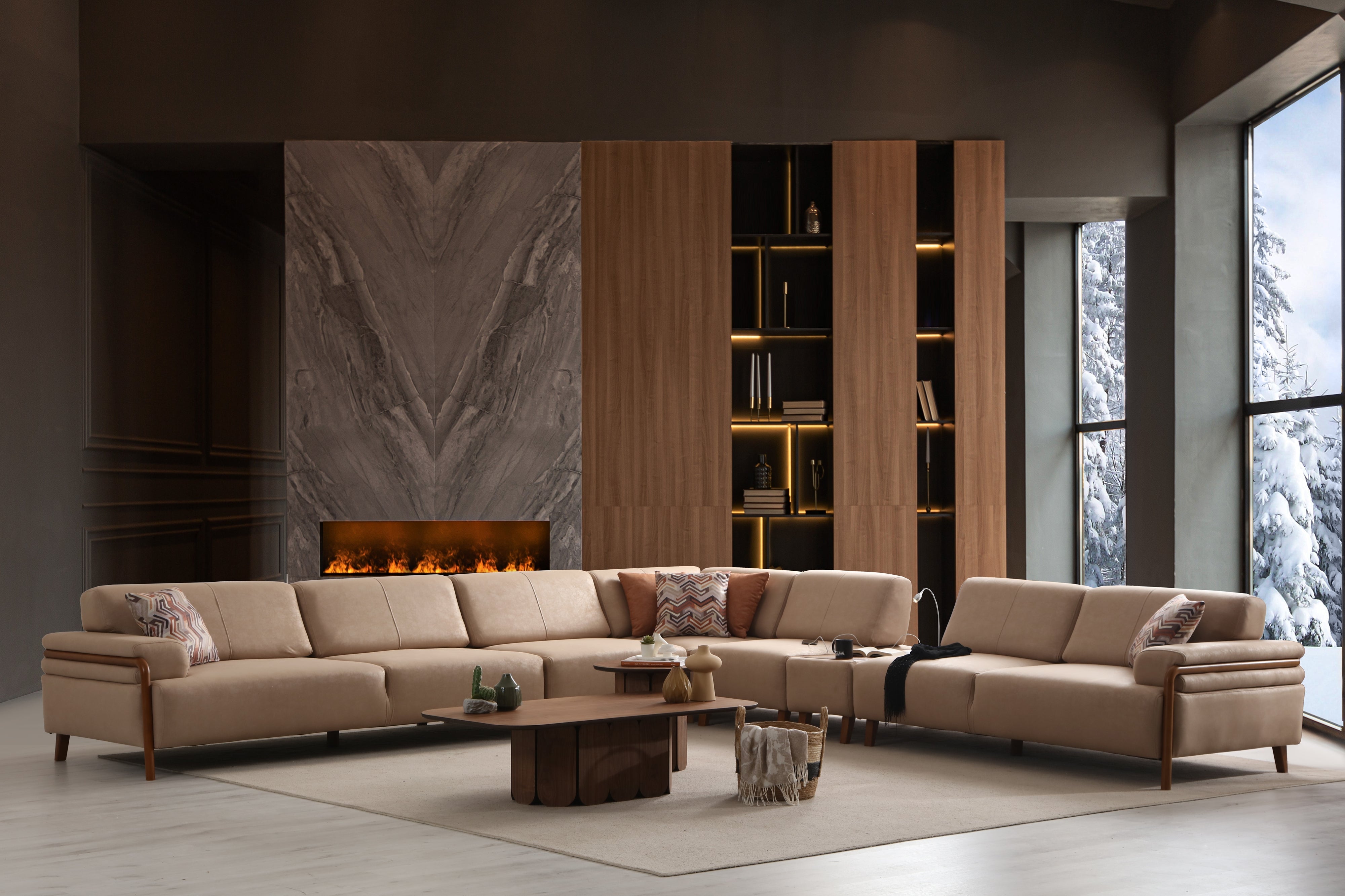 Kairos Modular Corner Sofa (SG) by Netline Interiors
