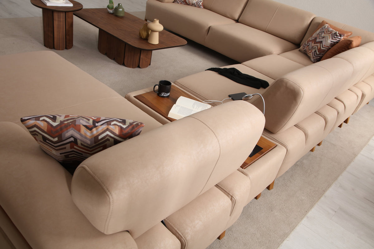 Kairos Modular Corner Sofa (SG) by Netline Interiors