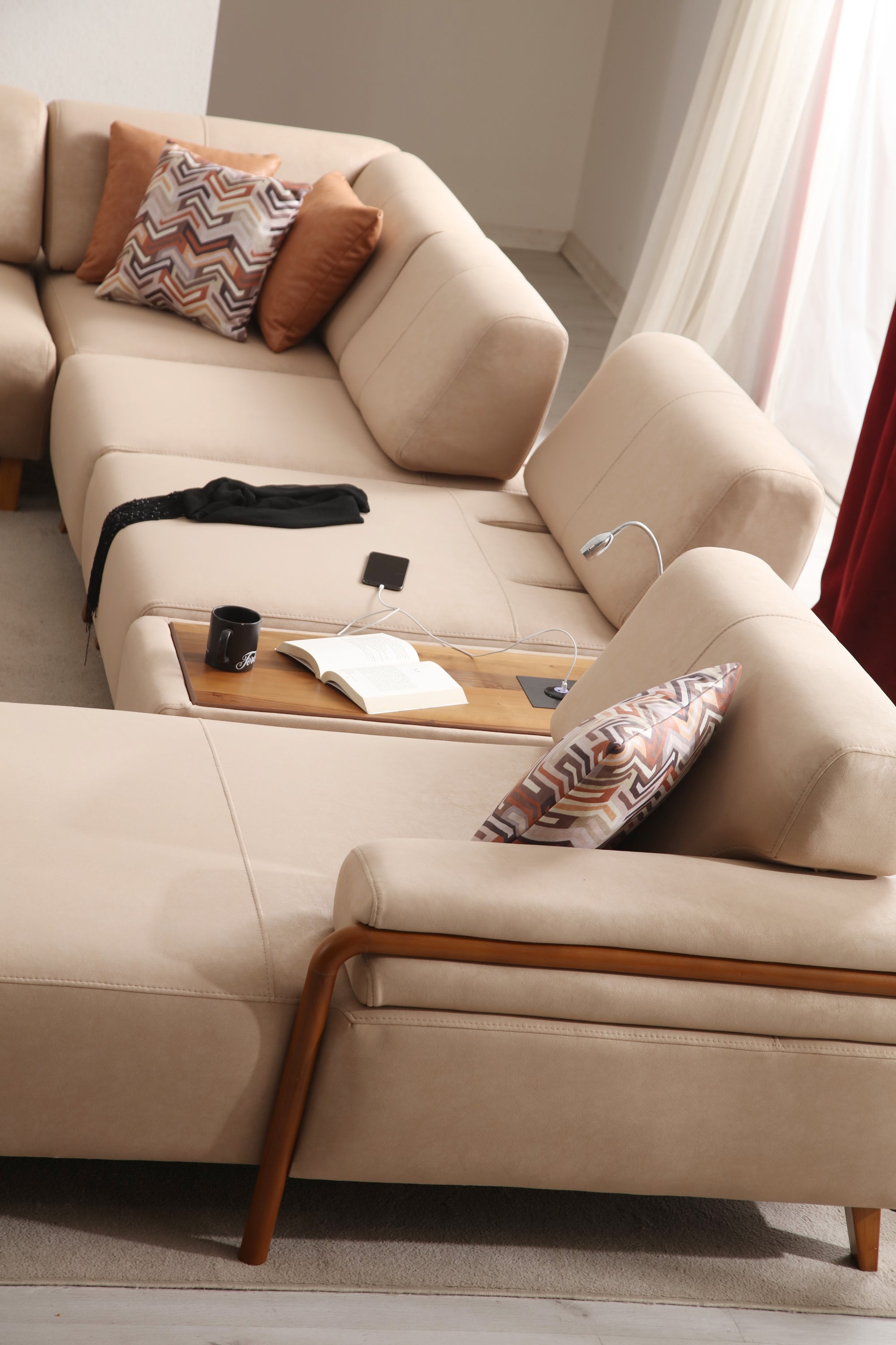 Kairos Modular Corner Sofa (SG) by Netline Interiors