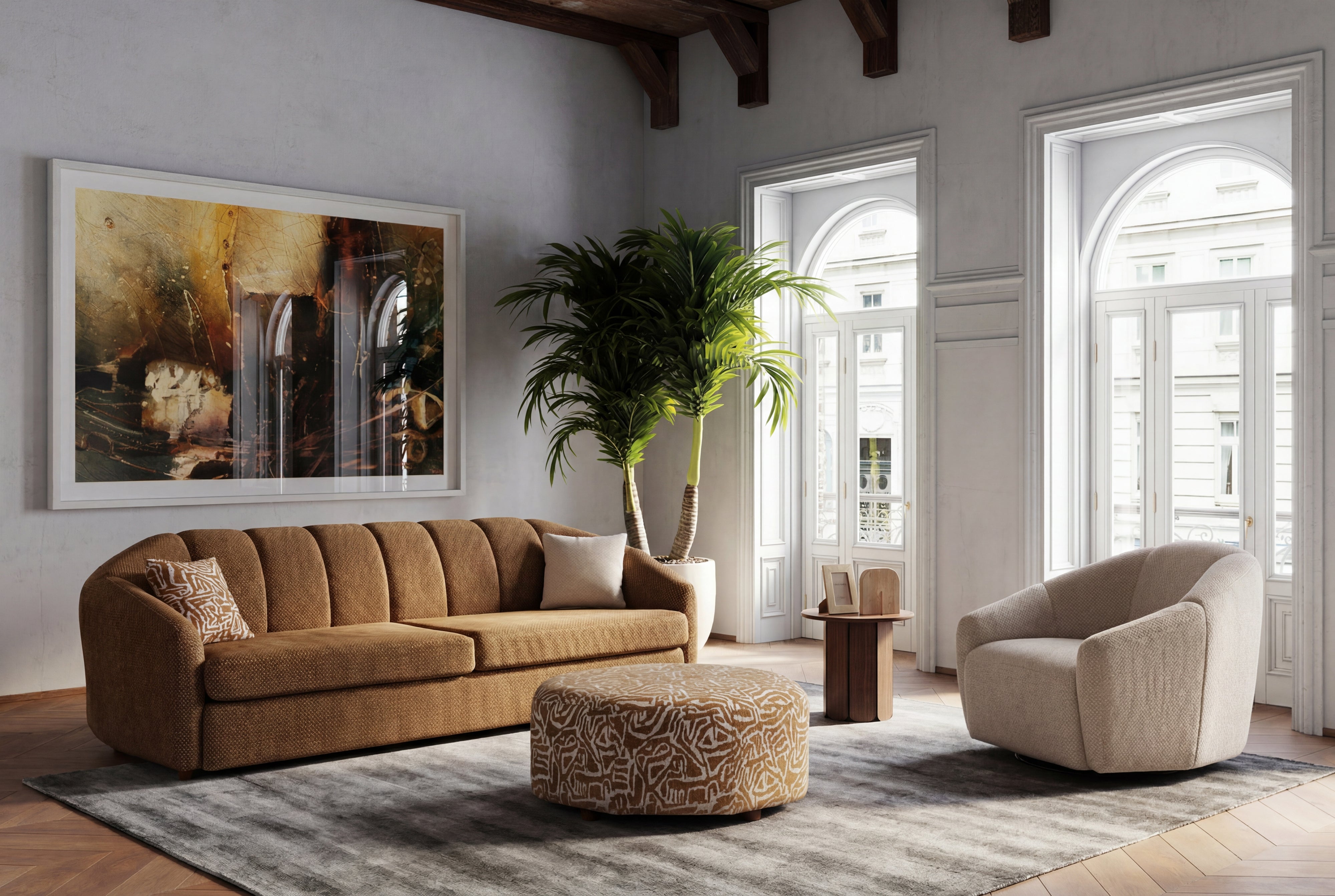 Evoxa Sleeper Sofa Set (SG) by Netline Interiors