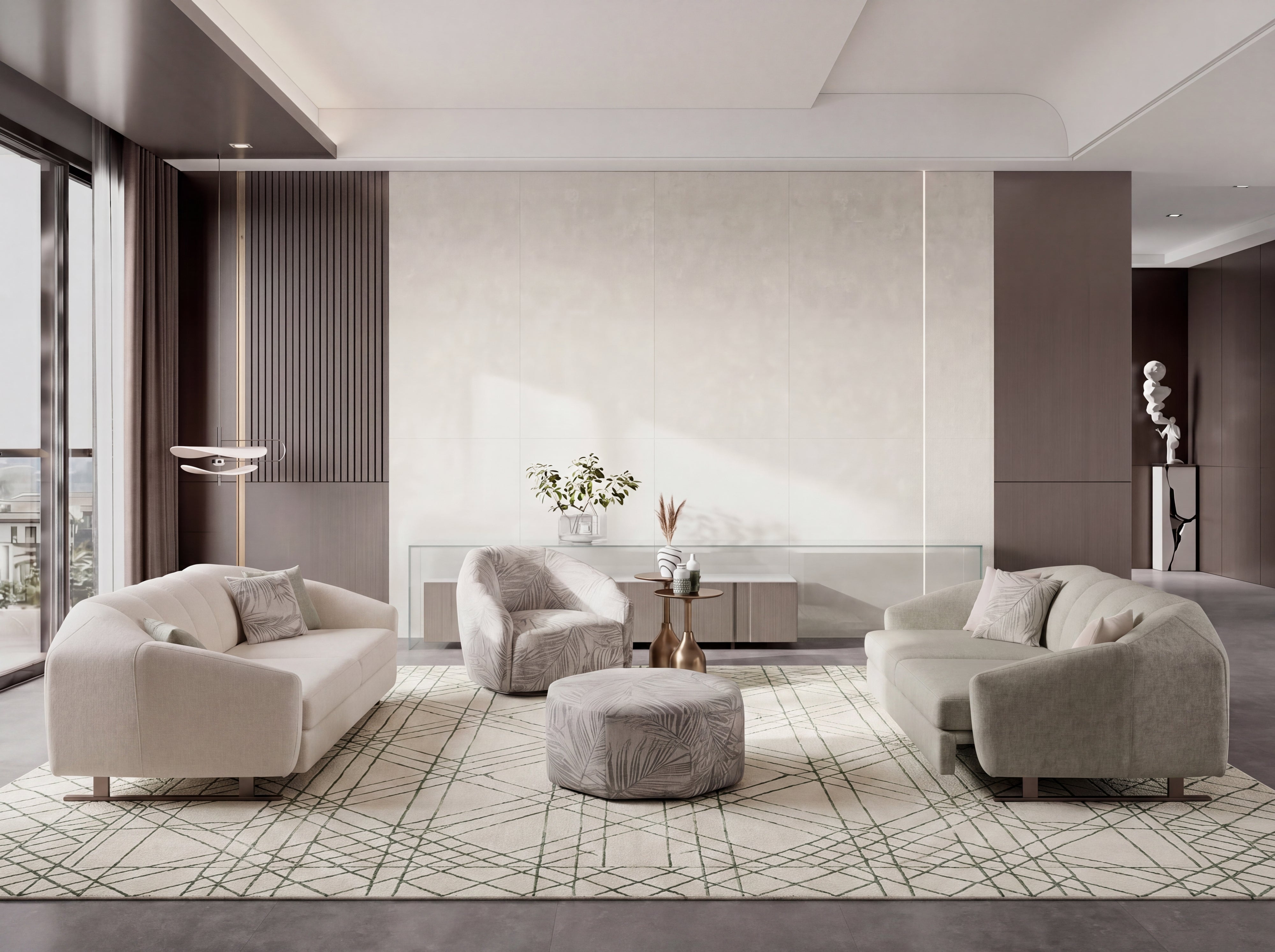 Evoxa Sleeper Sofa Set (SG) by Netline Interiors