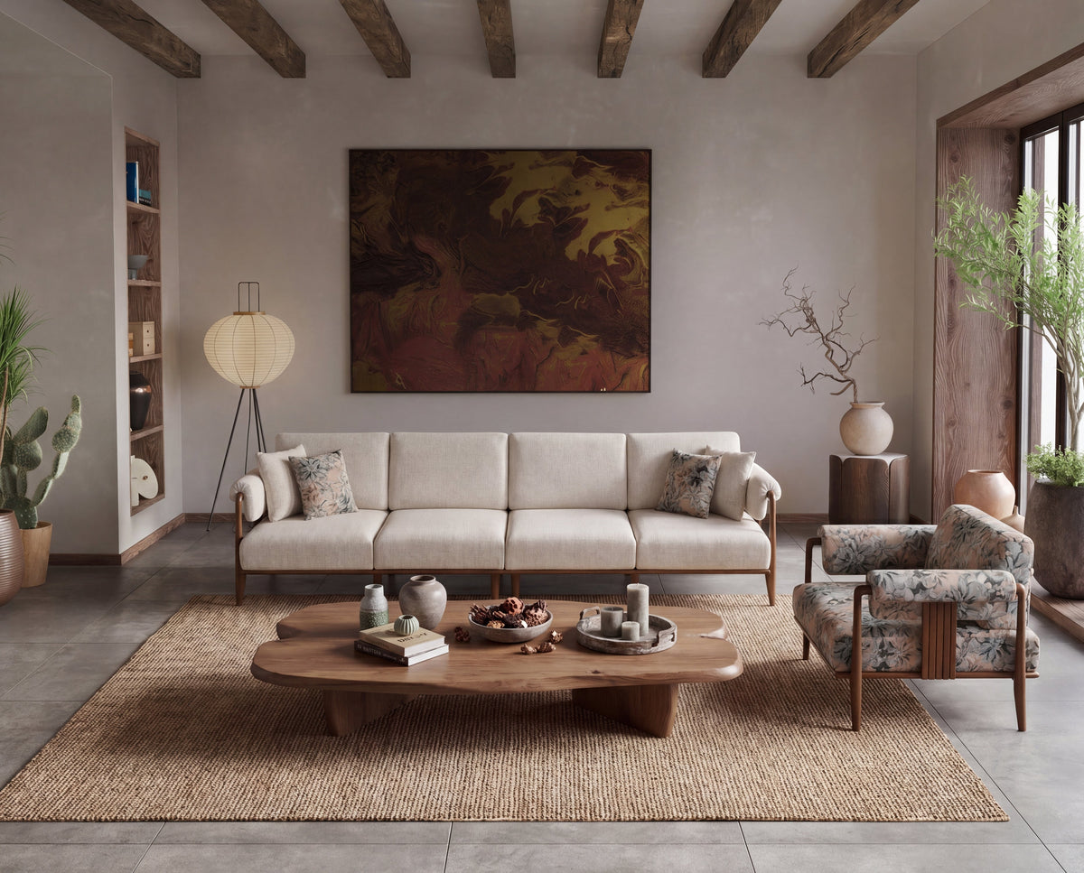 Klismos Sofa Set (SG) by Netline Interiors