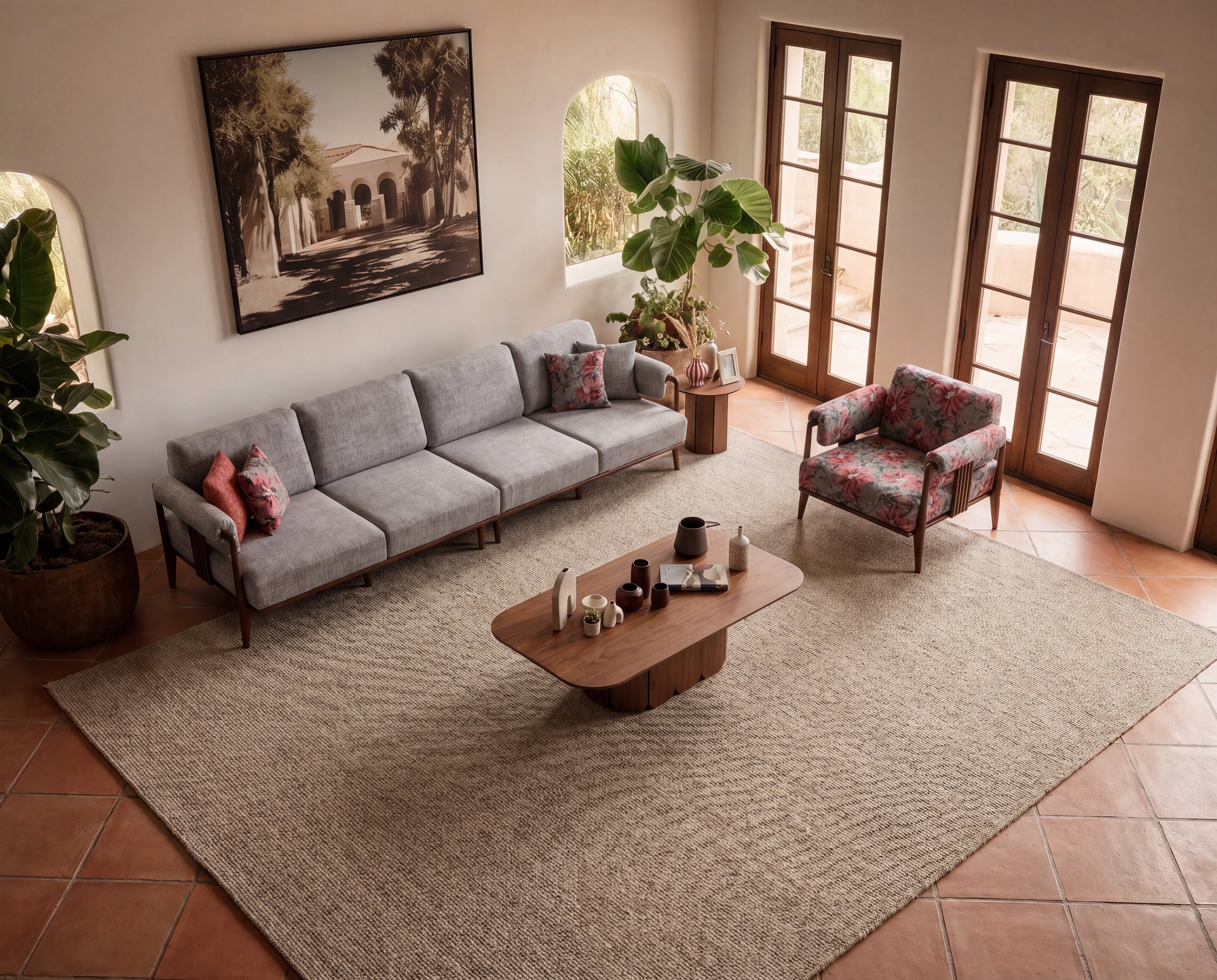 Klismos 4-Seater Sofa (SG) by Netline Interiors
