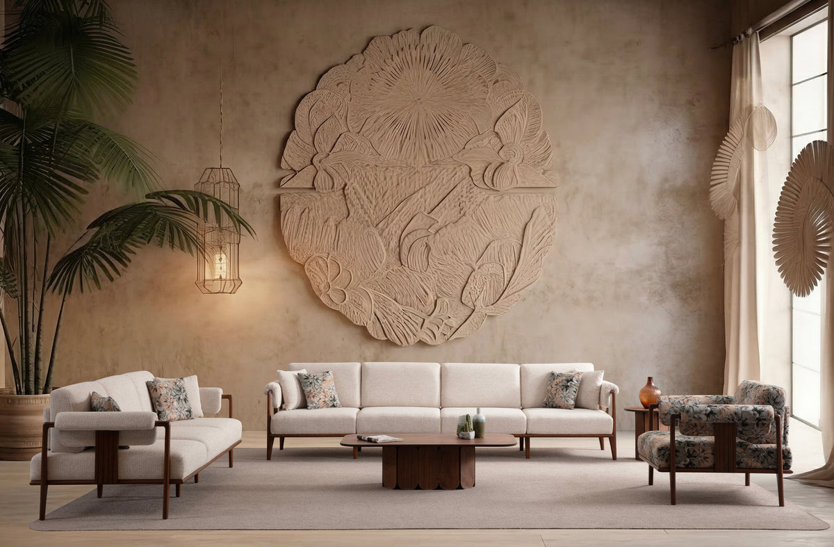 Klismos Sofa Set (SG) by Netline Interiors