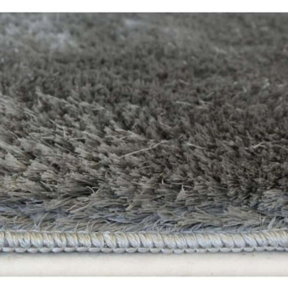 Soft Washable Grey Shaggy Rug – SA-04