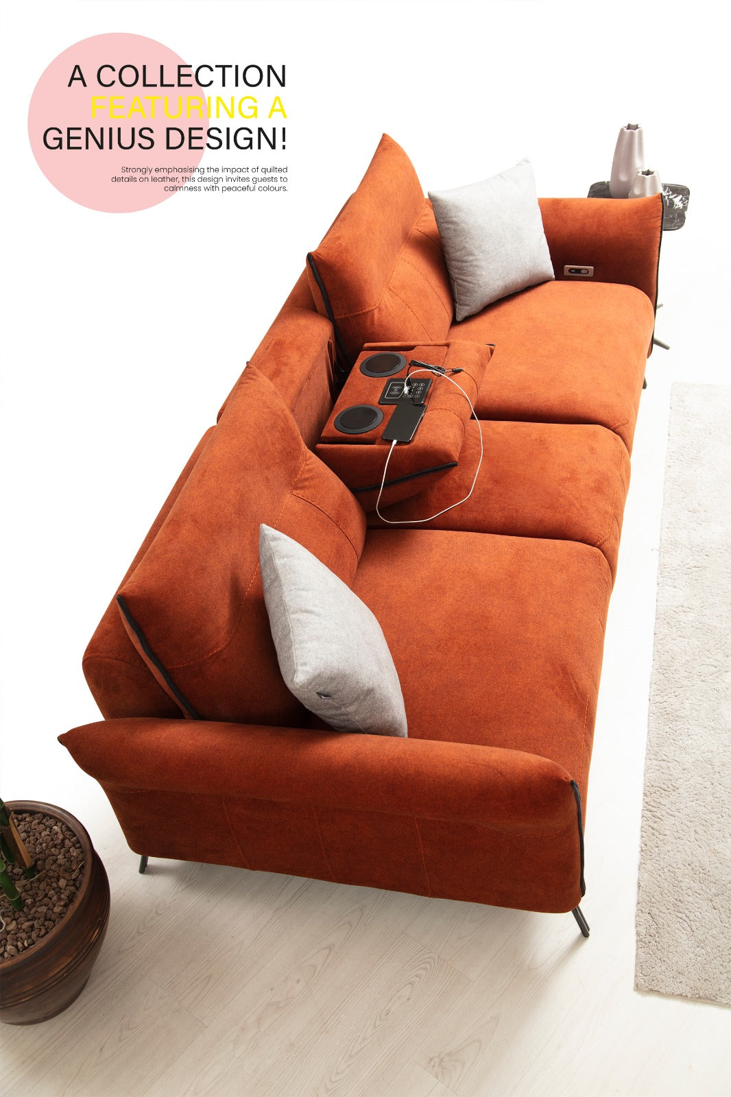 Mozart Sofa Set by Netline Interiors
