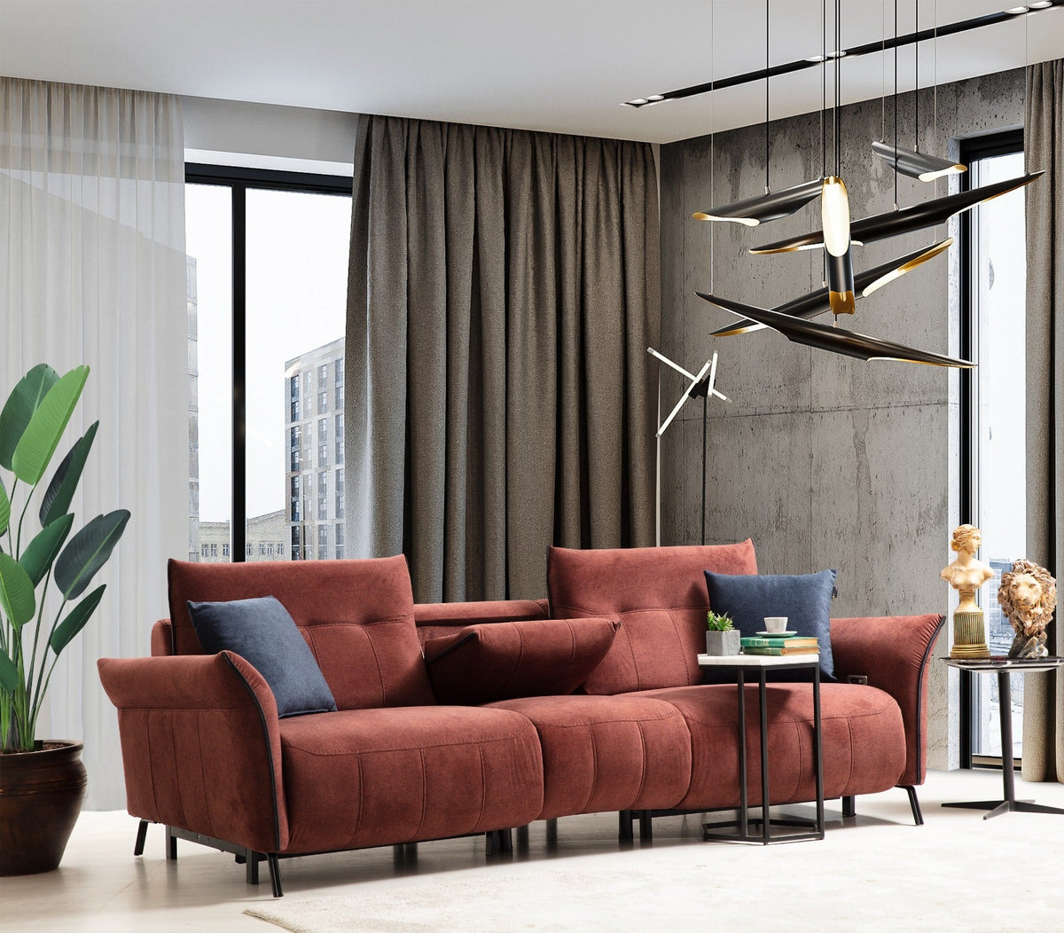 Mozart 3 Seater Sofa by Netline Interiors