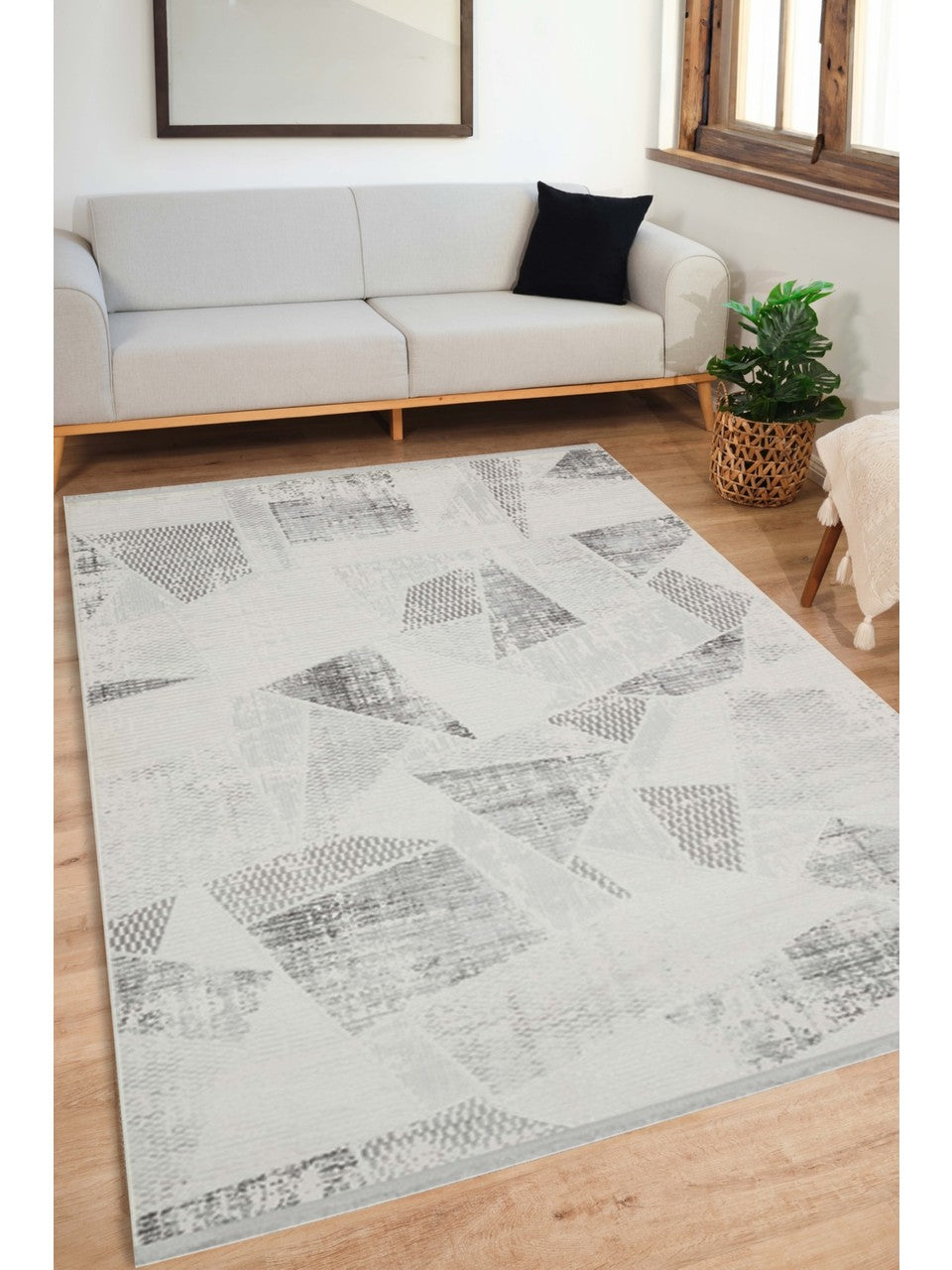 Netline Home Rugs Depot Modern Alin Area Rug – 100% Acrylic, Non‑Shed, Easy‑Clean, Durable