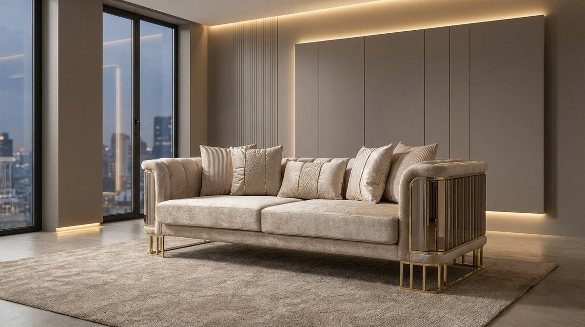 Luxori 3 Seater Sofa (SK) by Netline Interiors