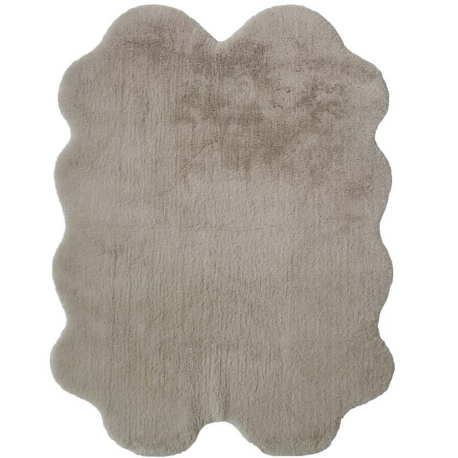 Luxury Natural Faux Fur Rug