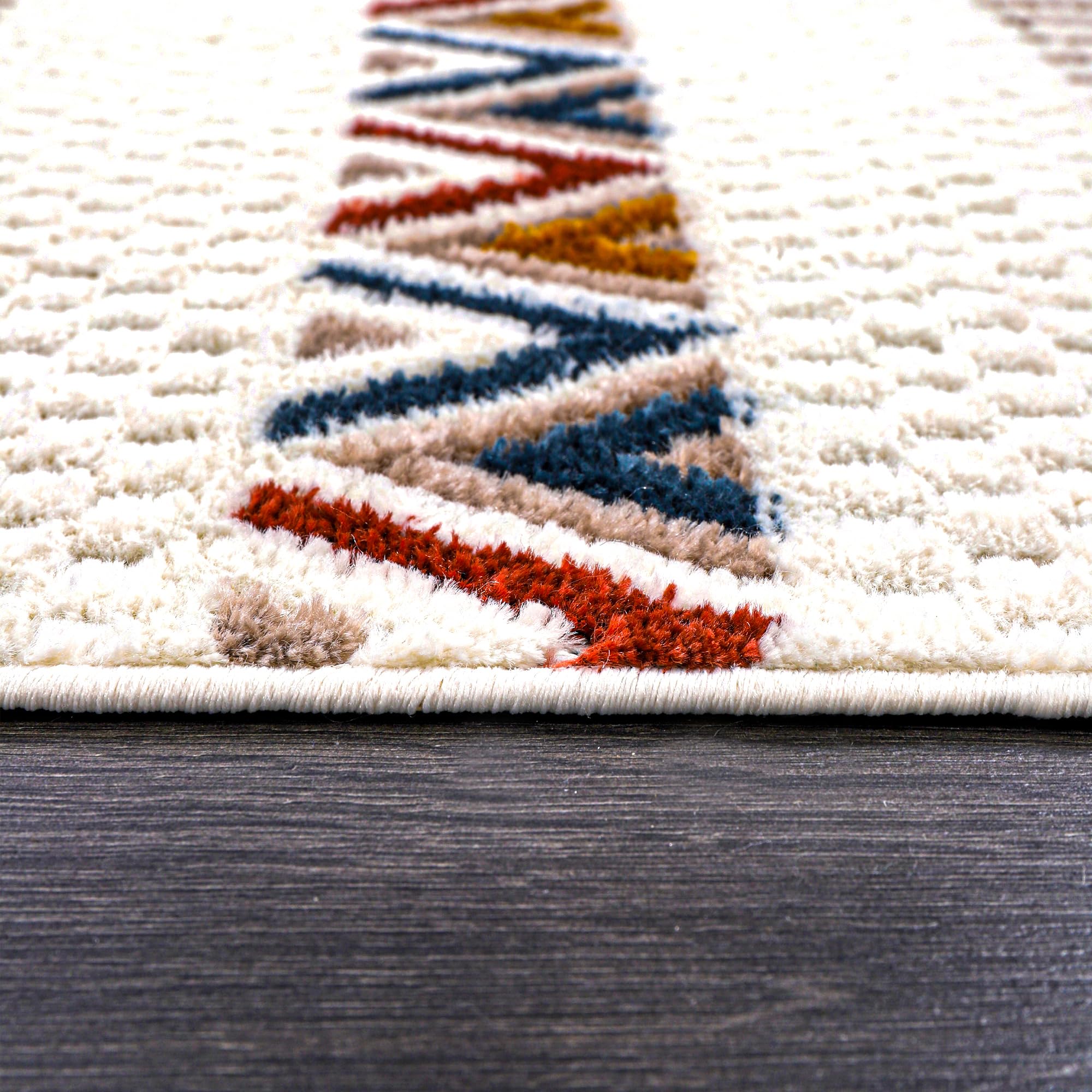 Netline Home RUGS DEPOT Area Rug for Living Room, Bedroom & Hallway – Soft & Durable Low Pile Area Rugs – Bohemian, Aztec & Boho Style – Pet & Kid-Friendly, Ideal for High-Traffic Areas (Copy)