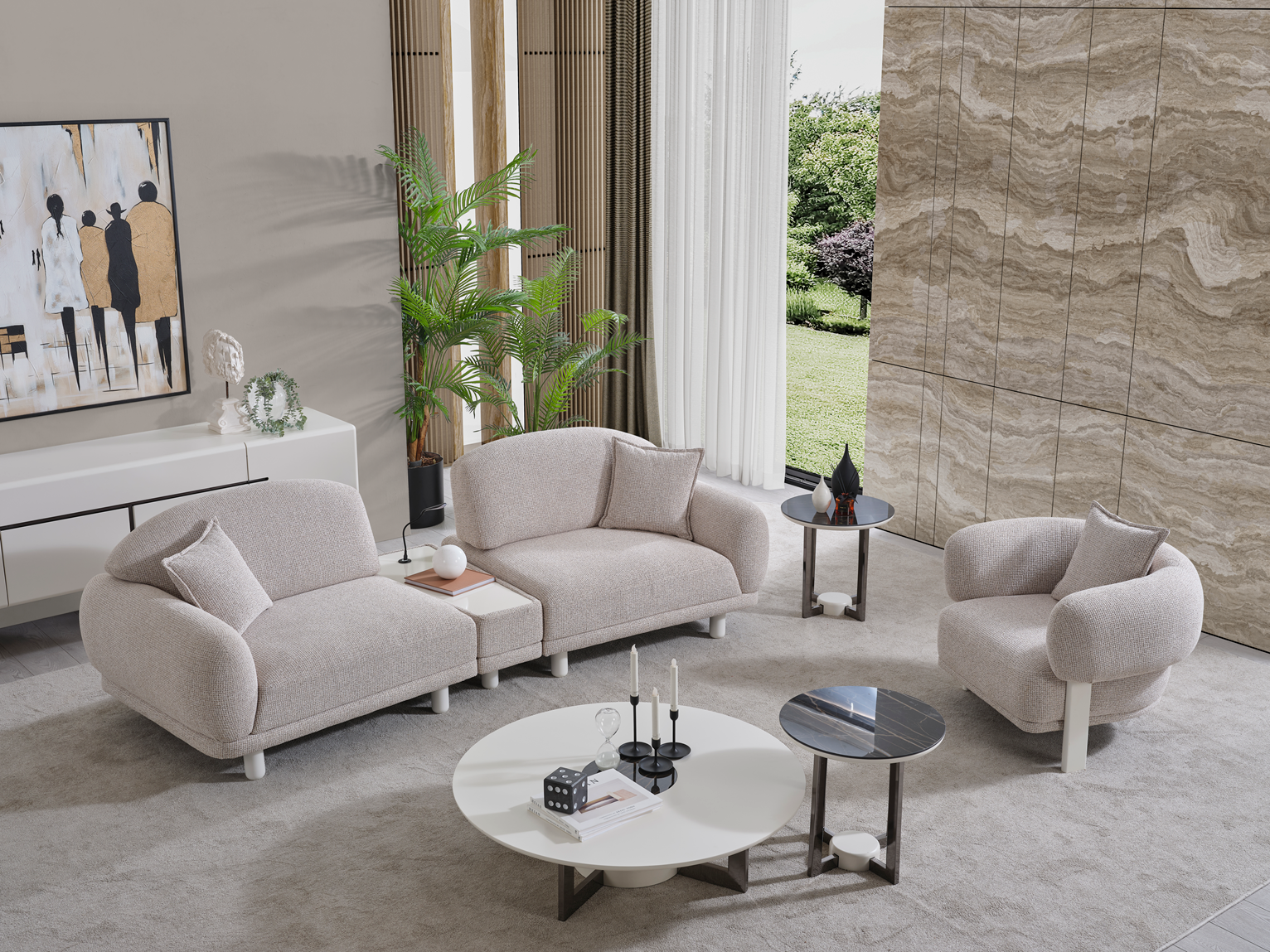 Dallas Premium Sofa Set by Netline Interiors