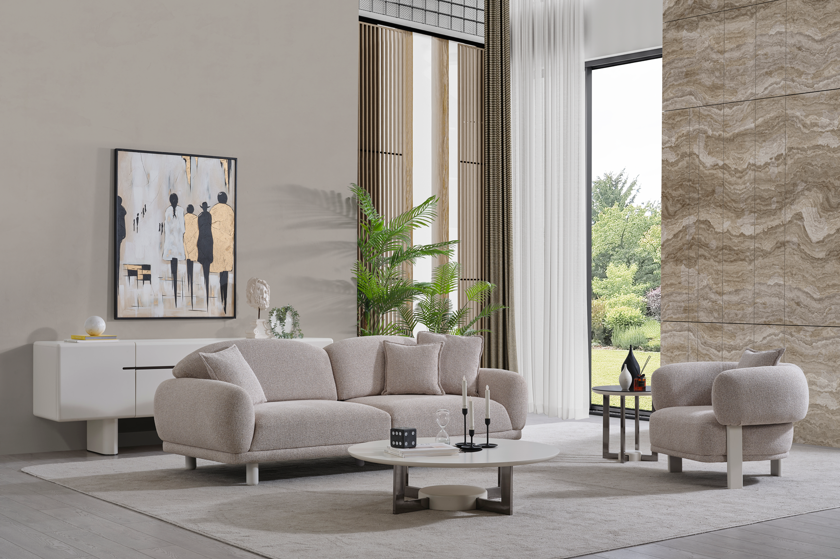 Dallas Premium Sofa Set by Netline Interiors