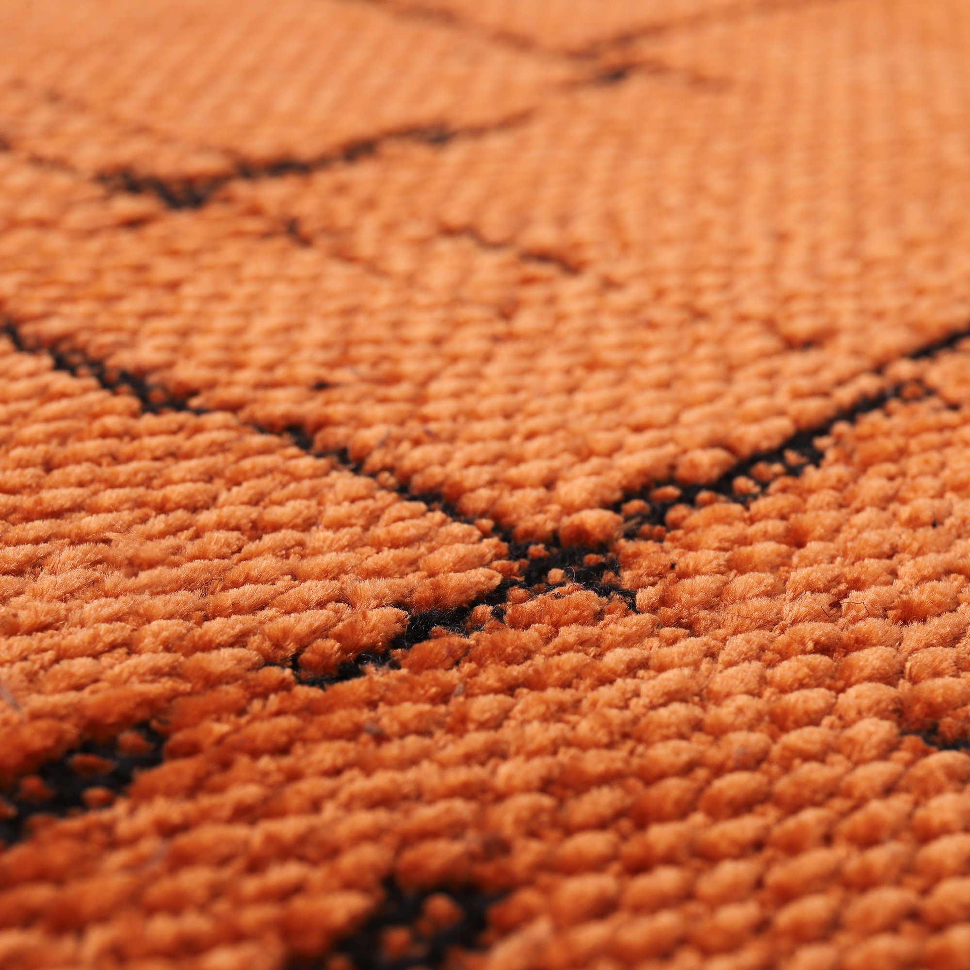 Netline Home Machine Washable Rug NT201 – ORANGE Soft Chenille