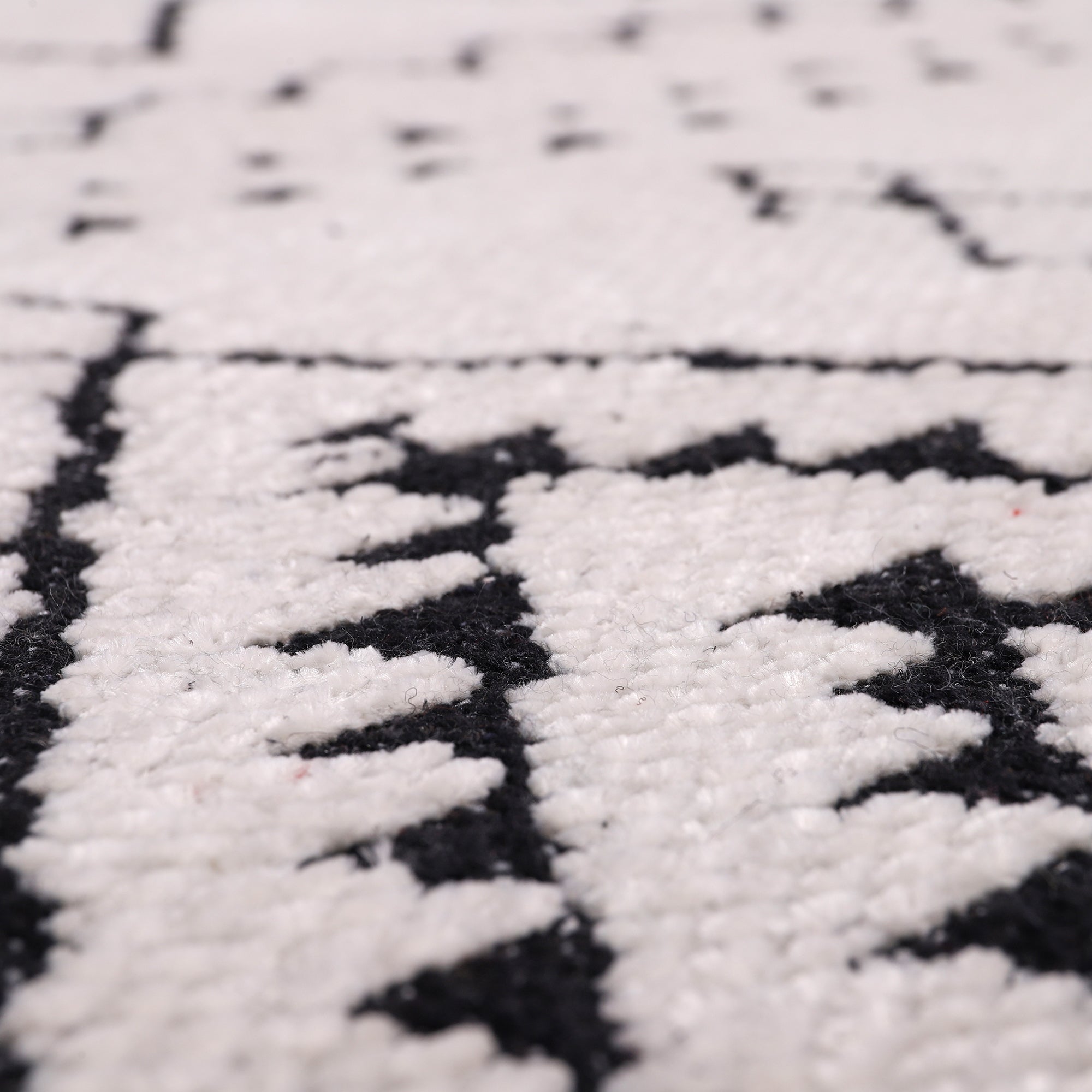 Netline Home Machine Washable Rug RW1801 – WHITE Soft Chenille