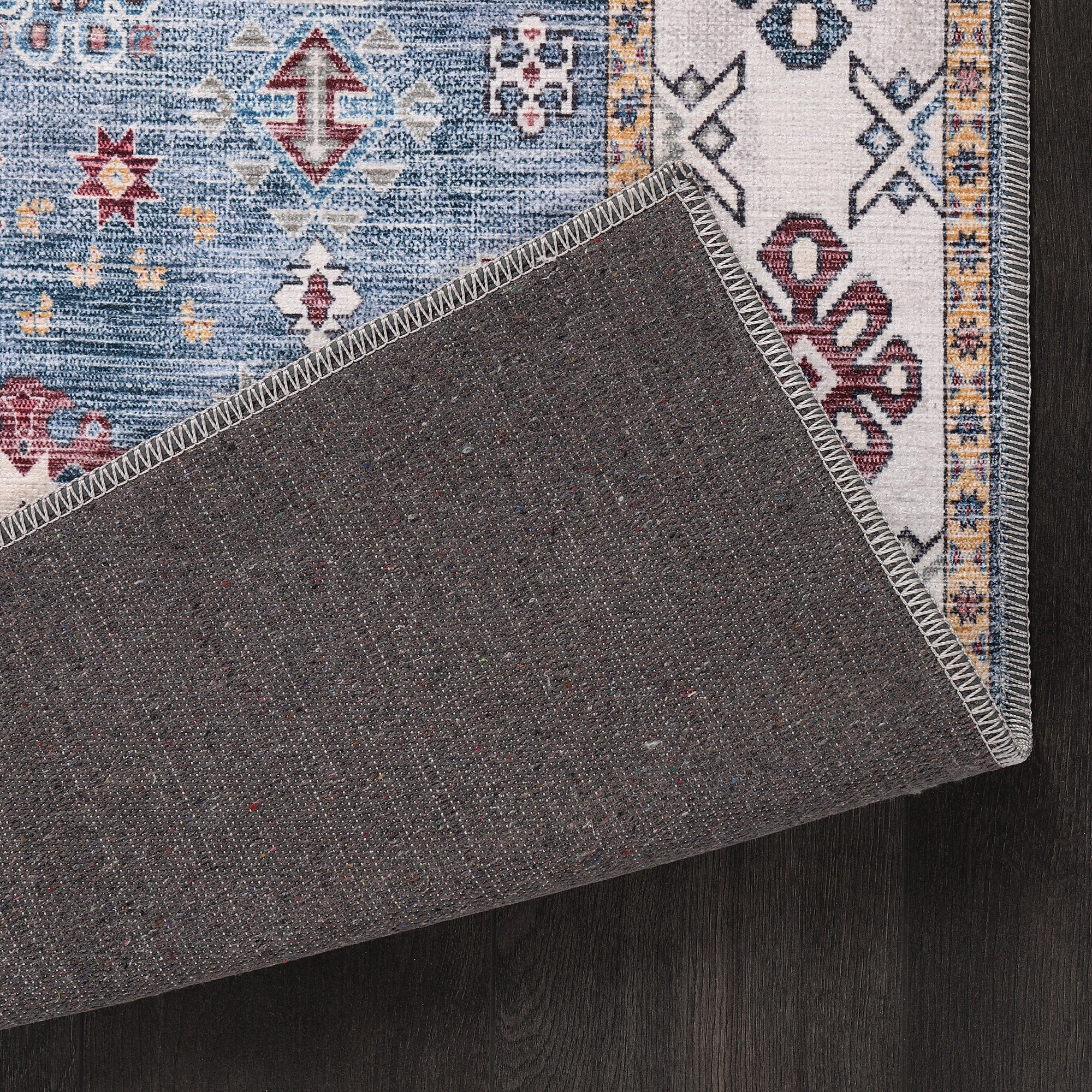 Netline Home Rugs Depot - Tribal Multicolor Geometric Washable Rug, Design NL1016