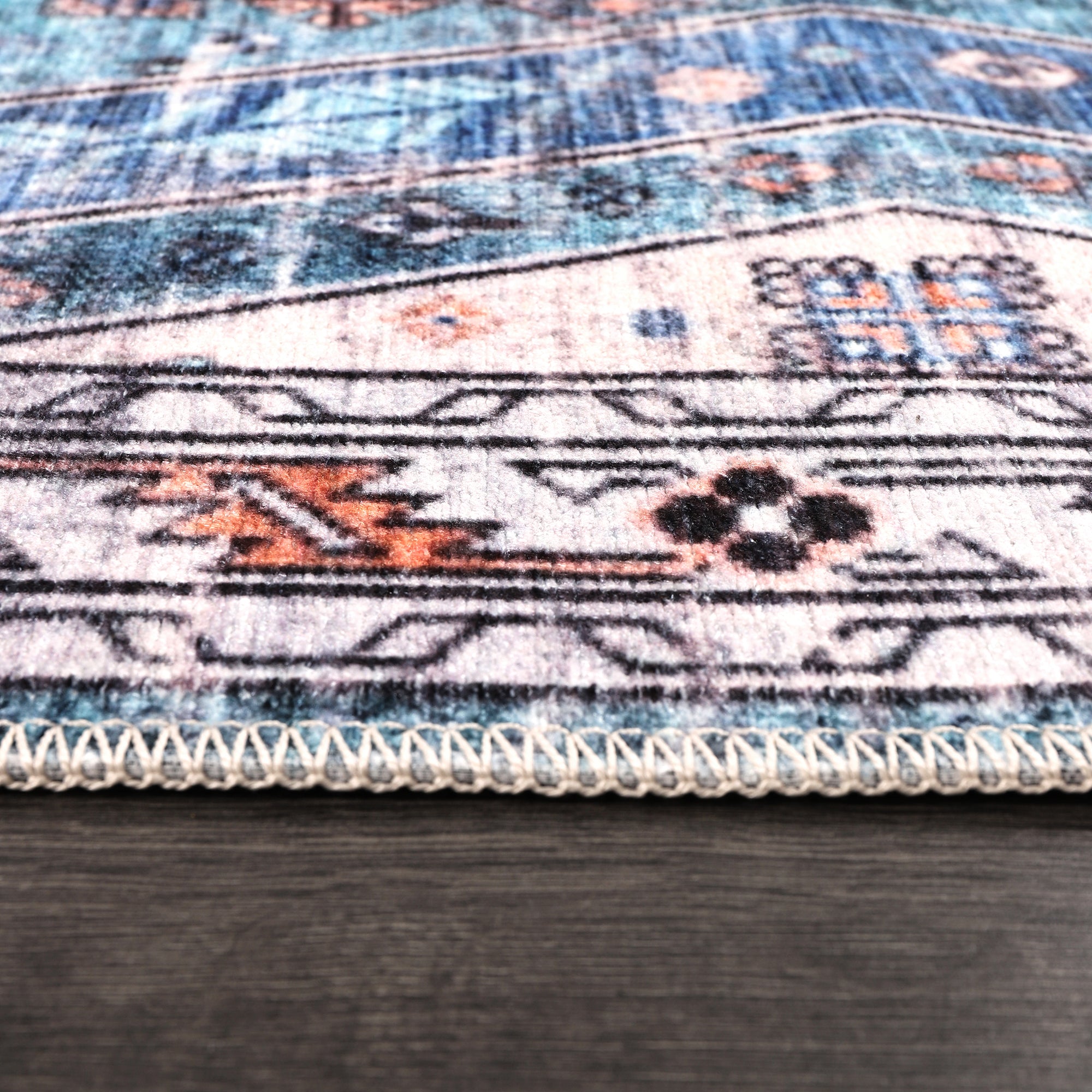 Netline Home Rugs Depot Ð Kilim Red Medallion Washable Rug Ð Design NL1015