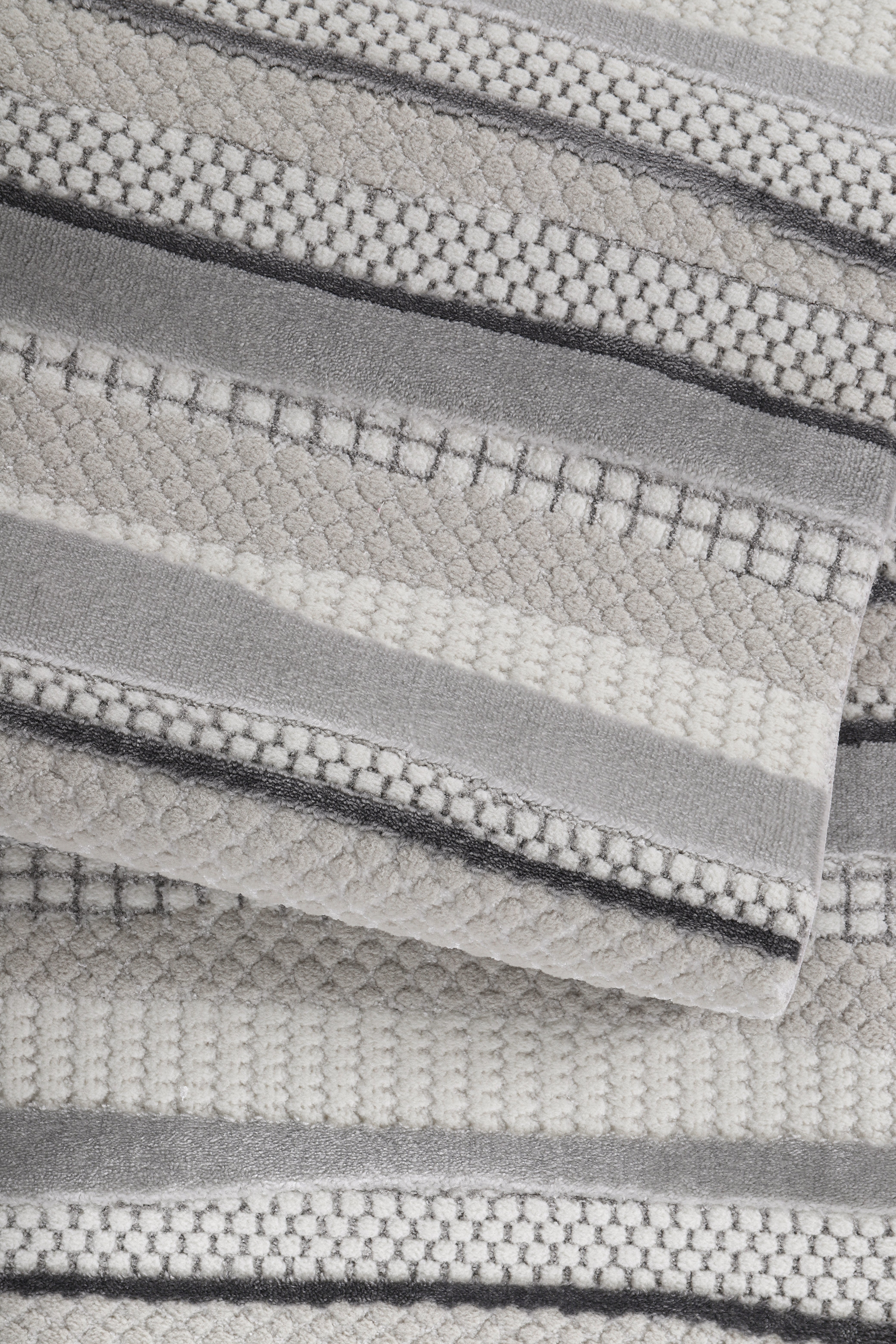 Netline Home Rugs Depot Grey Modern Boyut BY045 Area Rug – Polypropylene and Polyester, Non‑Shed, Easy‑Clean, Durable | Bedroom, Study, Kids Room, Entryway