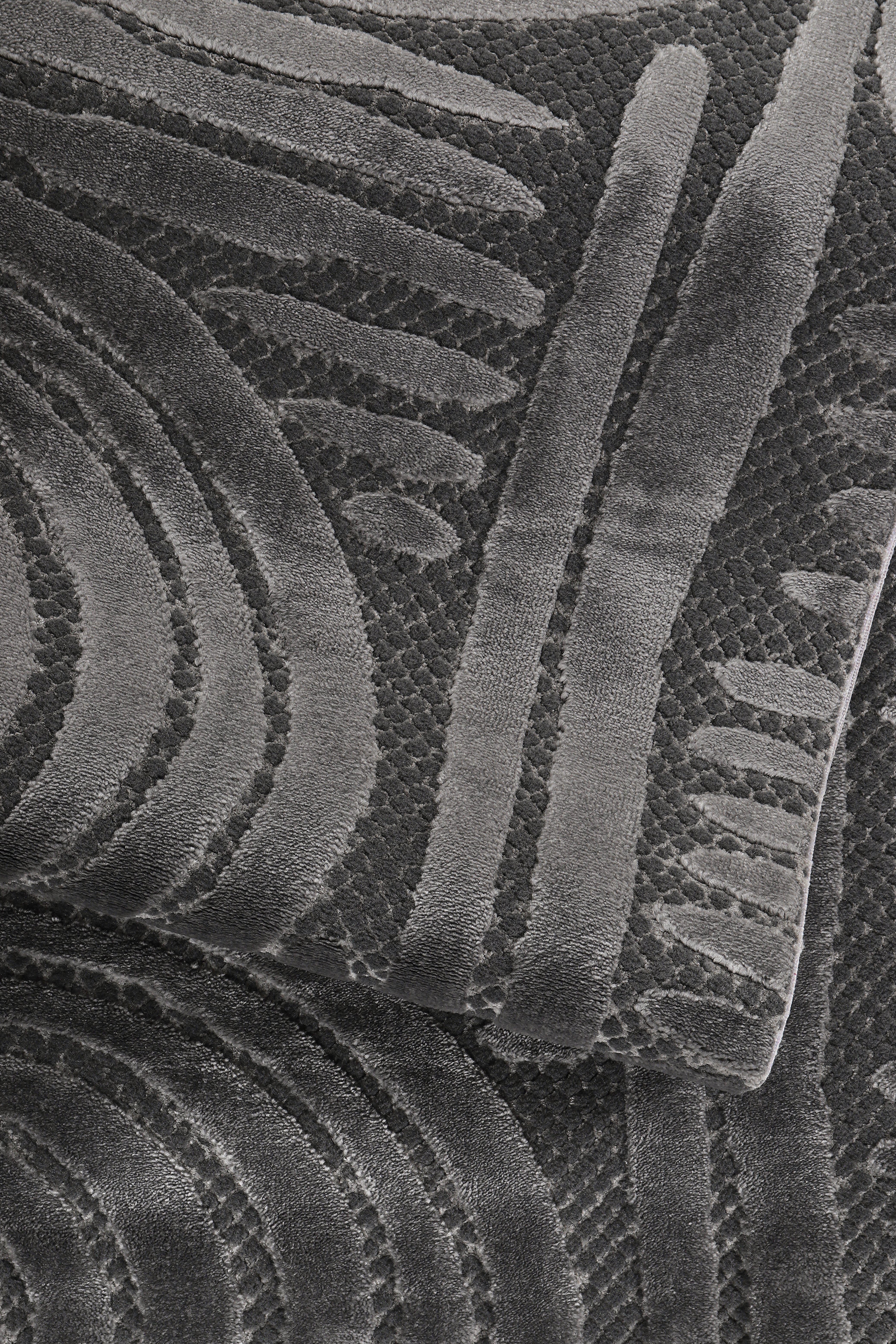 Netline Home Rugs Depot Anthracite Modern Boyut BY044 Area Rug – Polypropylene and Polyester, Bedroom, Study, Kids Room, Entryway