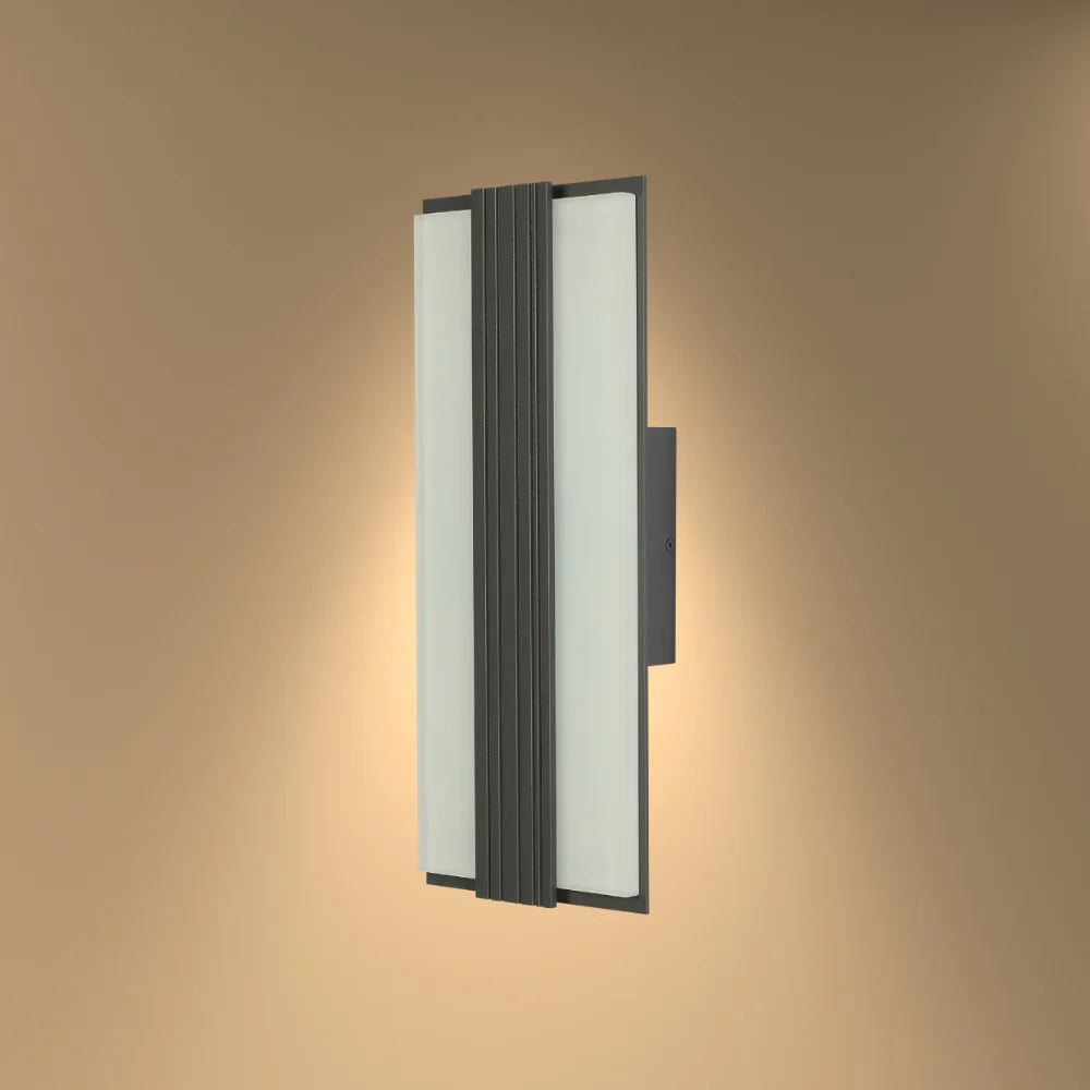 Netline Home Interior Duallit LED outdoor wall light, 20W, 4000K, providing ambient accent lighting for exterior walls.