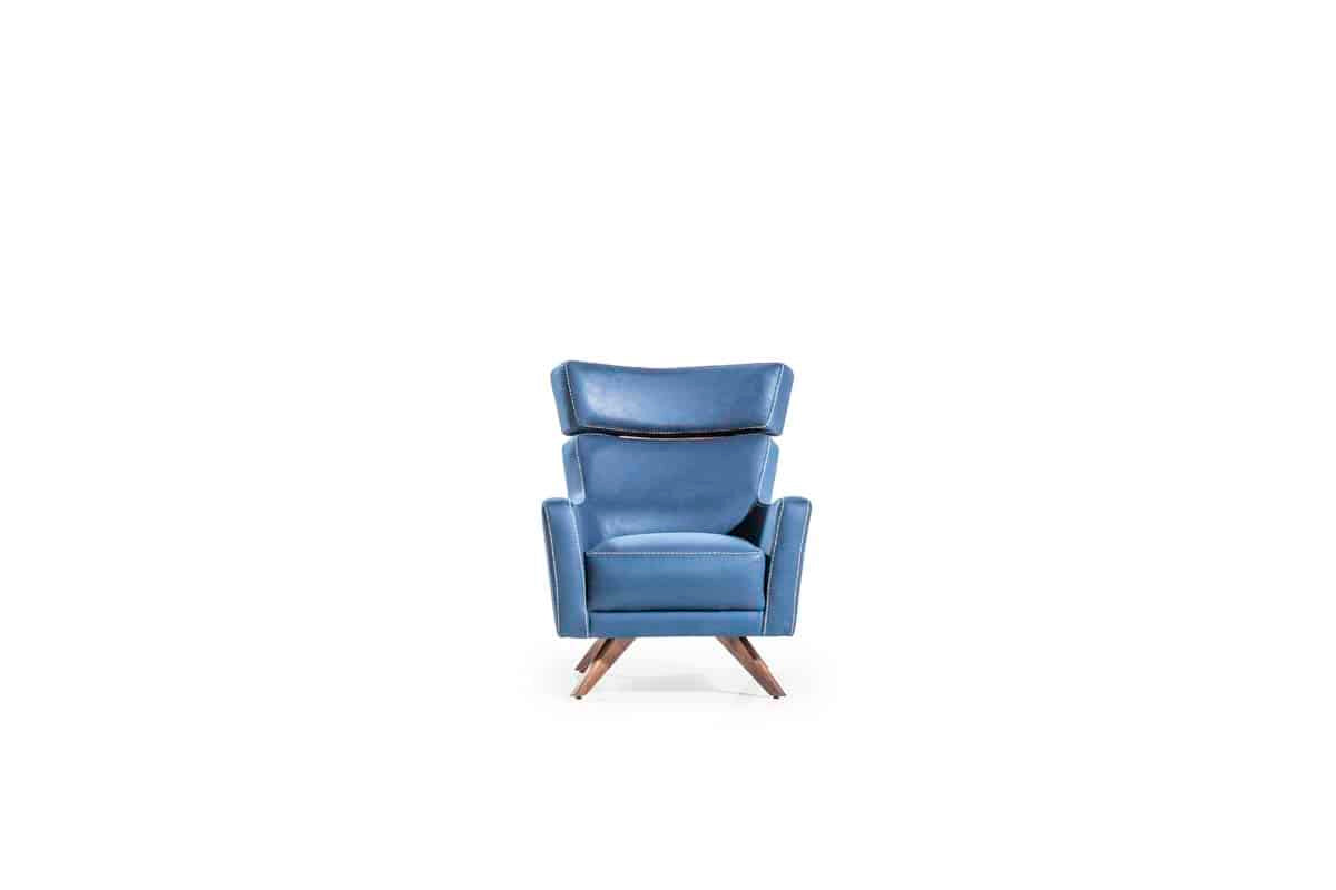 Blue Falcon Chair armchair by Netline Home Interior, comfortable accent seating with plush upholstery and stylish design.